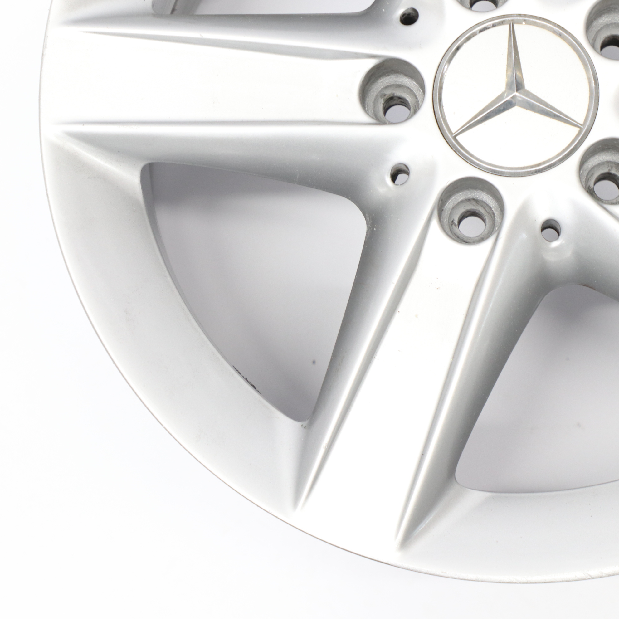 Mercedes SLK R171 Silberne Leicht metall felge 16" 5 Speichen 7J A1714013302