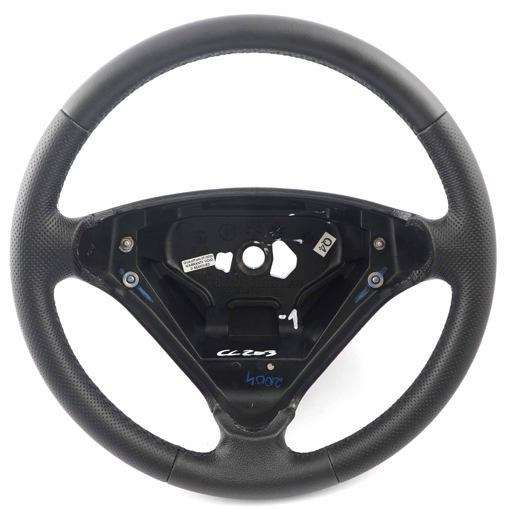 Mercedes CL203 W203 NEW Black Leather Steering Wheel A1714601803