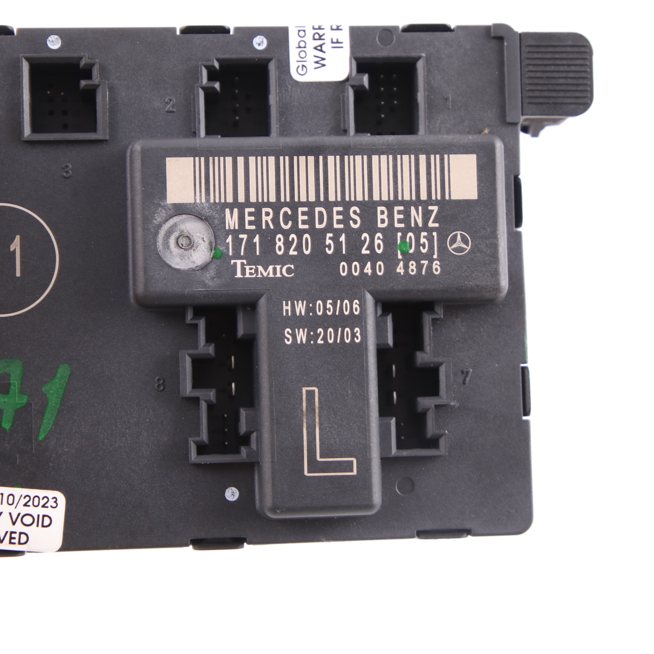 Mercedes SLK R171 Türmodul vorne links Steuergerät ECU A1718205126