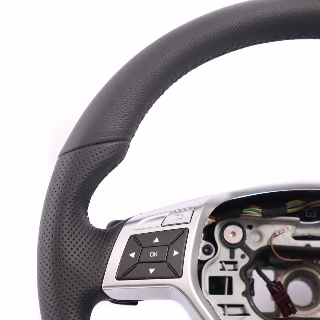 Steering Wheel Mercedes W204 W207 W212 W218 NEW Black Leather Sport Paddle Shift