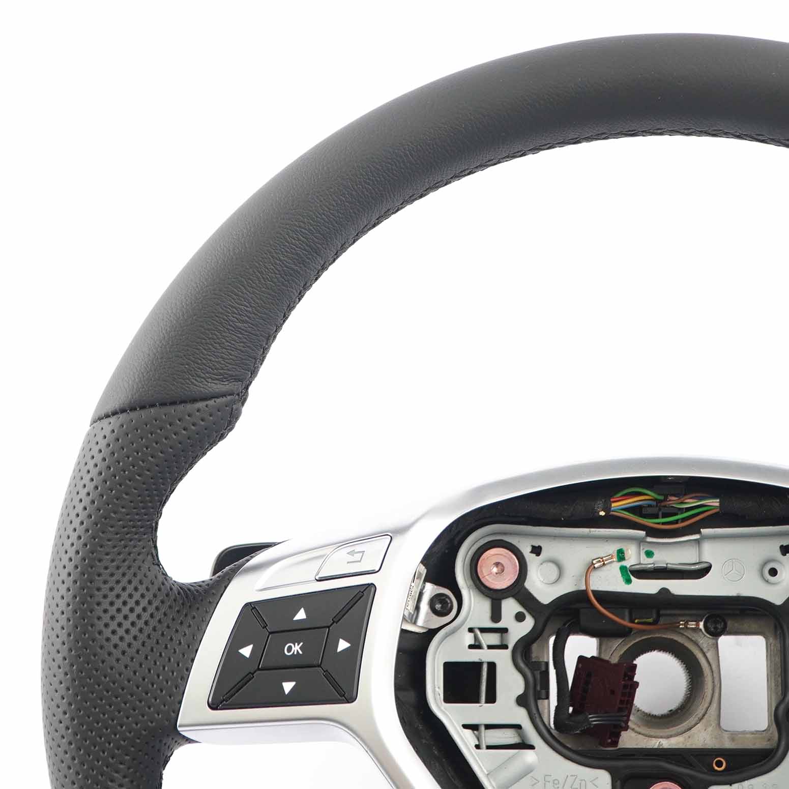 Steering Wheel Mercedes W204 W212 AMG Sport NEW Black Leather Sport Paddle Shift