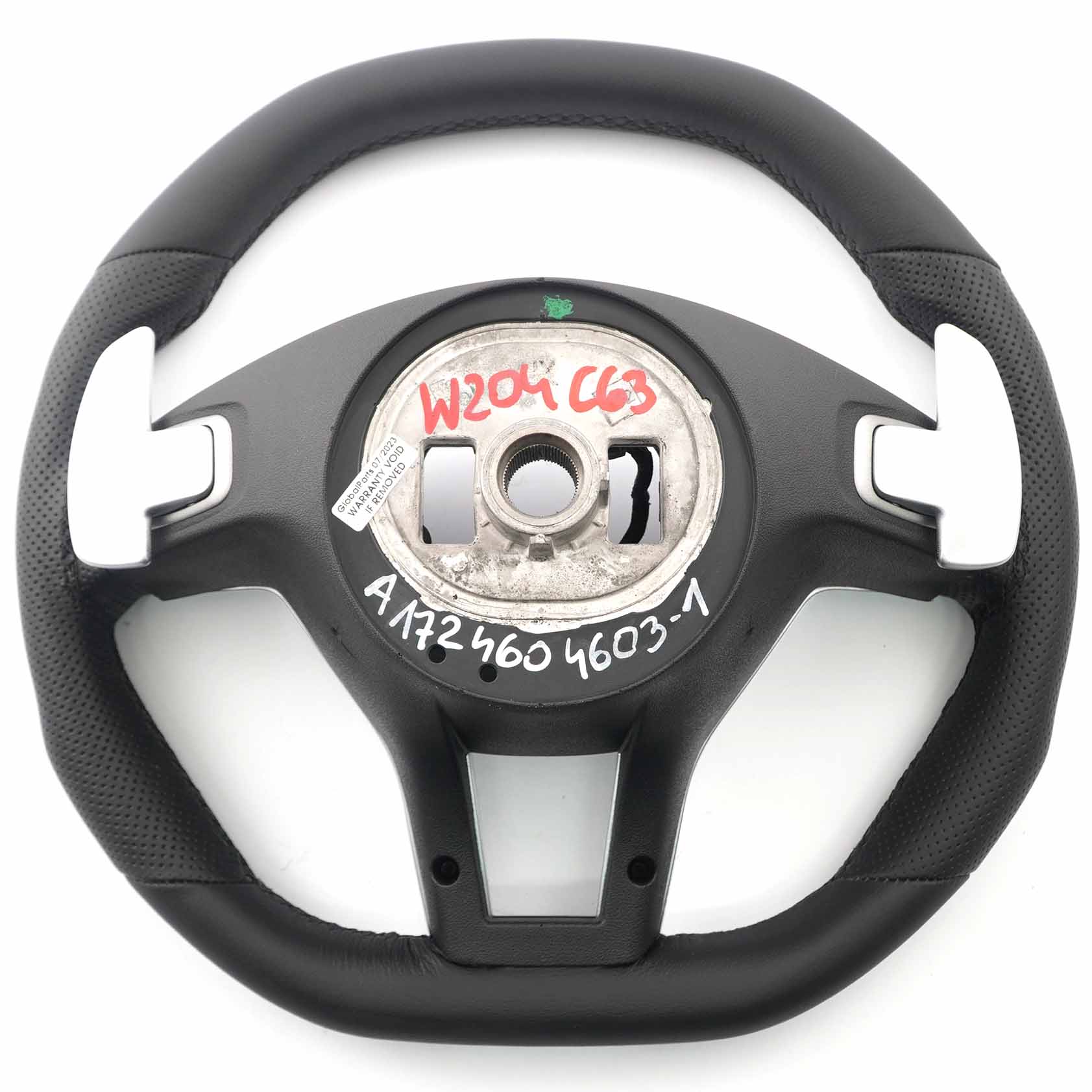 Steering Wheel Mercedes W204 C63 AMG W212 NEW Black Leather Sport Paddle Shift