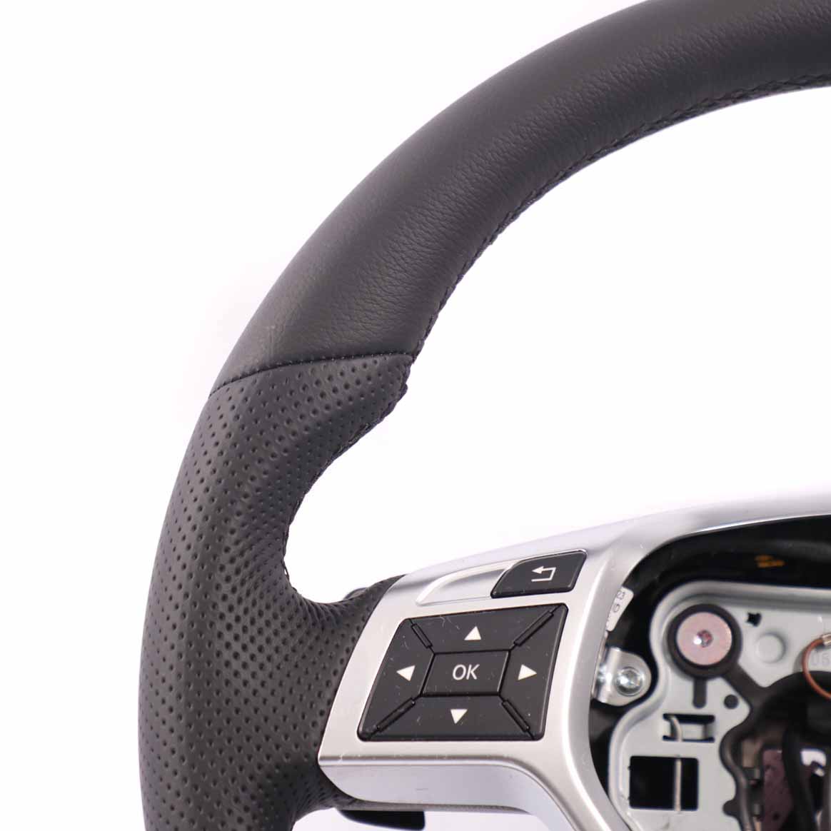 Steering Wheel Mercedes W176 W204 C207 W212 NEW Black Leather Sport Paddle Shift