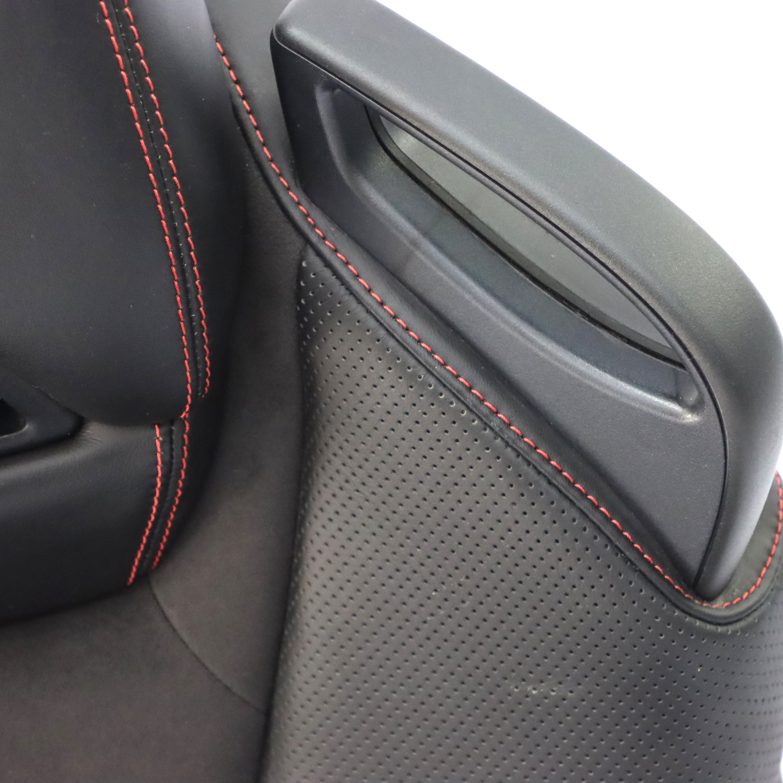 Mercedes SLK R172 Vordersitz Links Beheizt Leder Nappa Semi-Anilin Schwarz