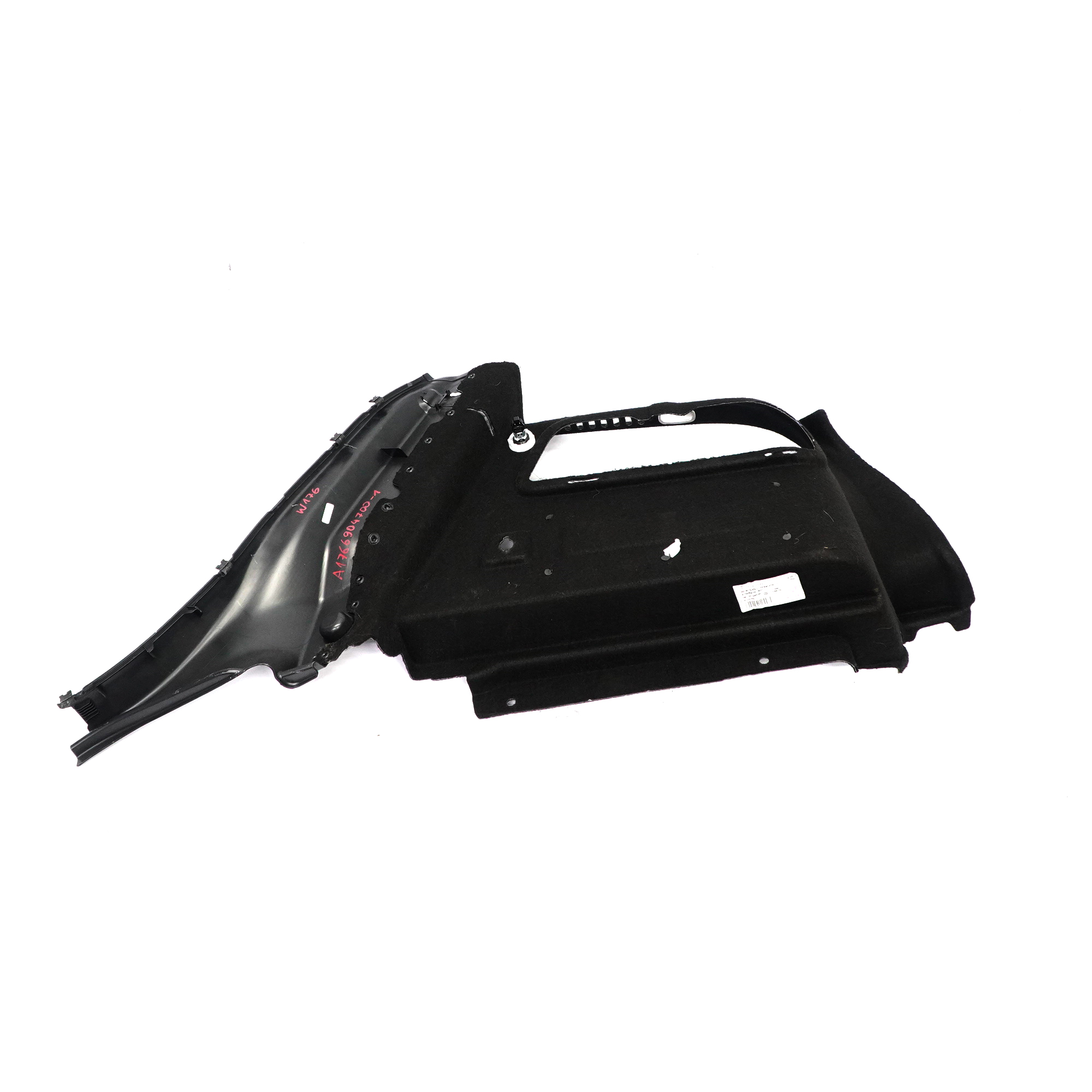 Mercedes W176 Left Side Trunk N/S Boot Luggage Compartmen​t Trim A1766904700