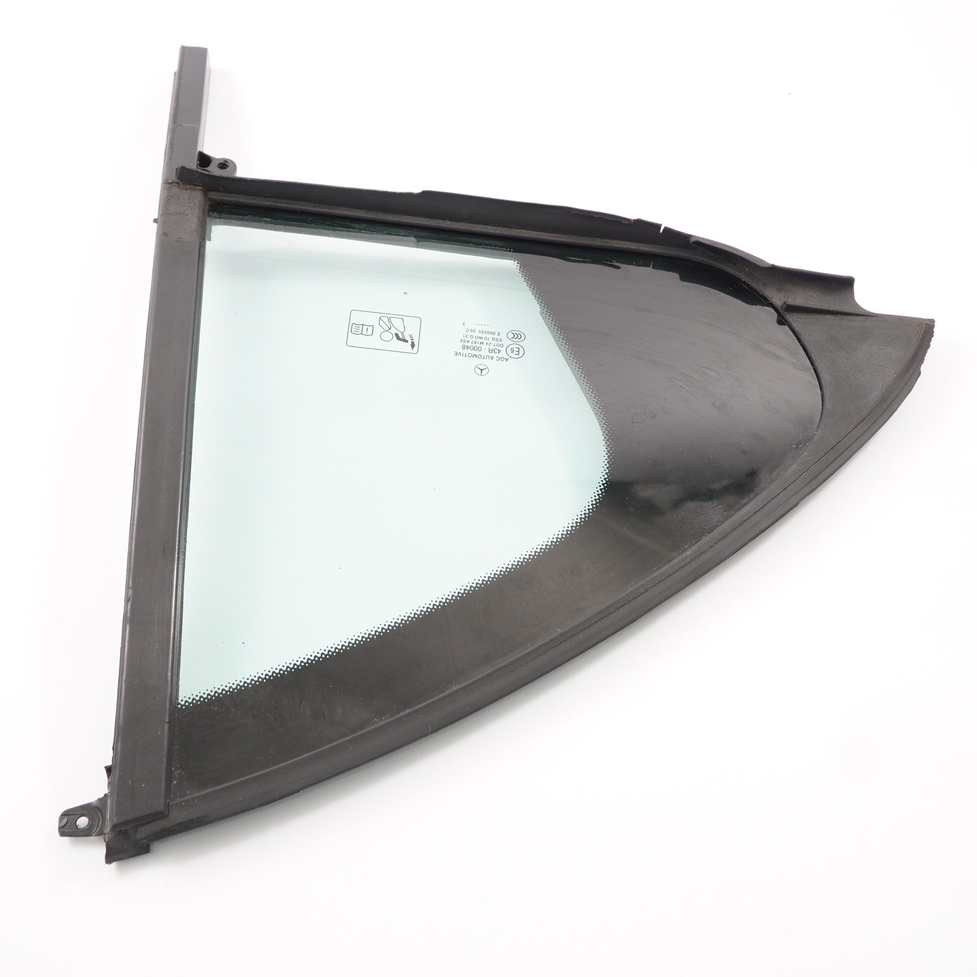 Mercedes W176 Window Glass Rear Right Door O/S Quarter Side AS2 A1767300400