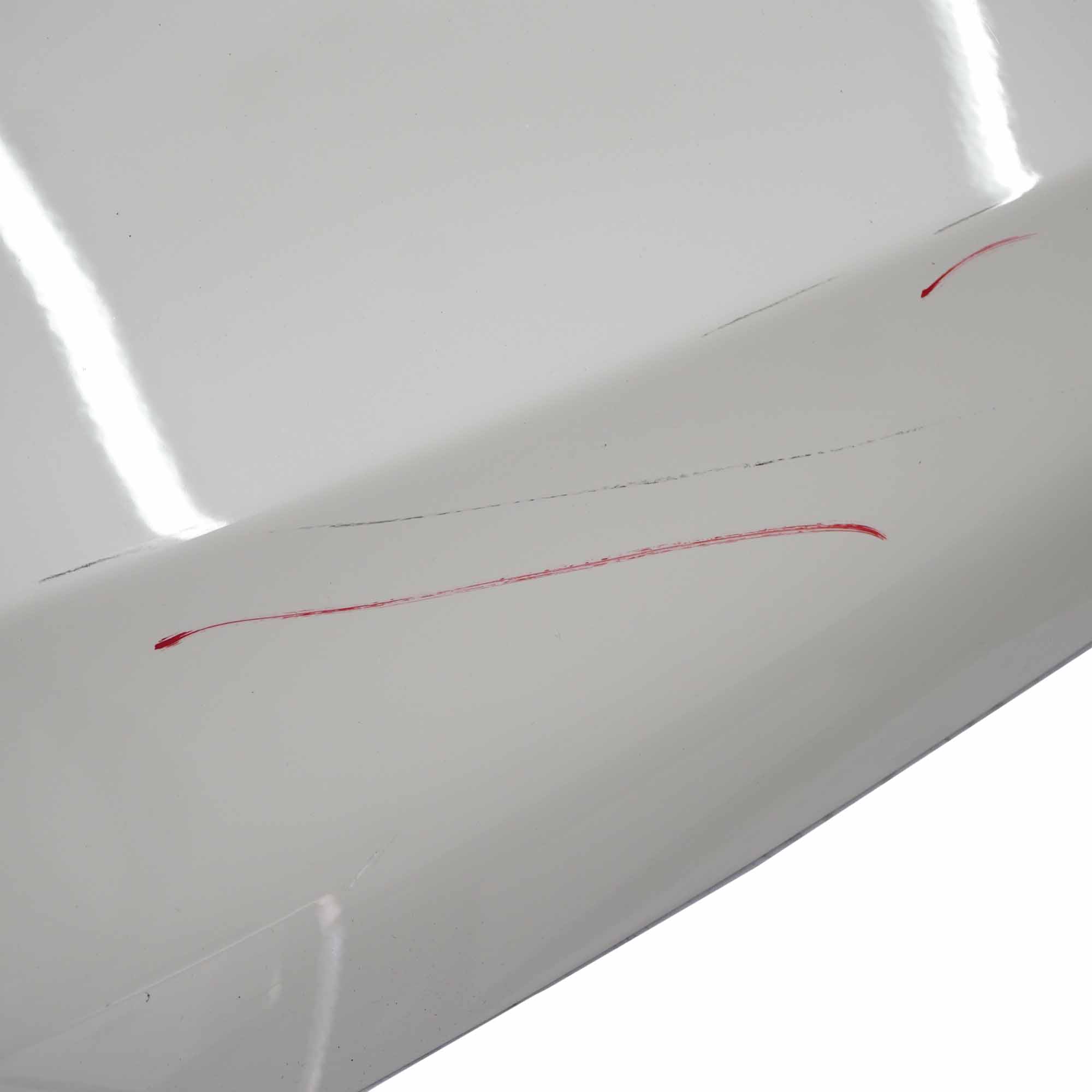 Mercedes W176 Hood Bonnet Trim Panelling Calcite White - 650