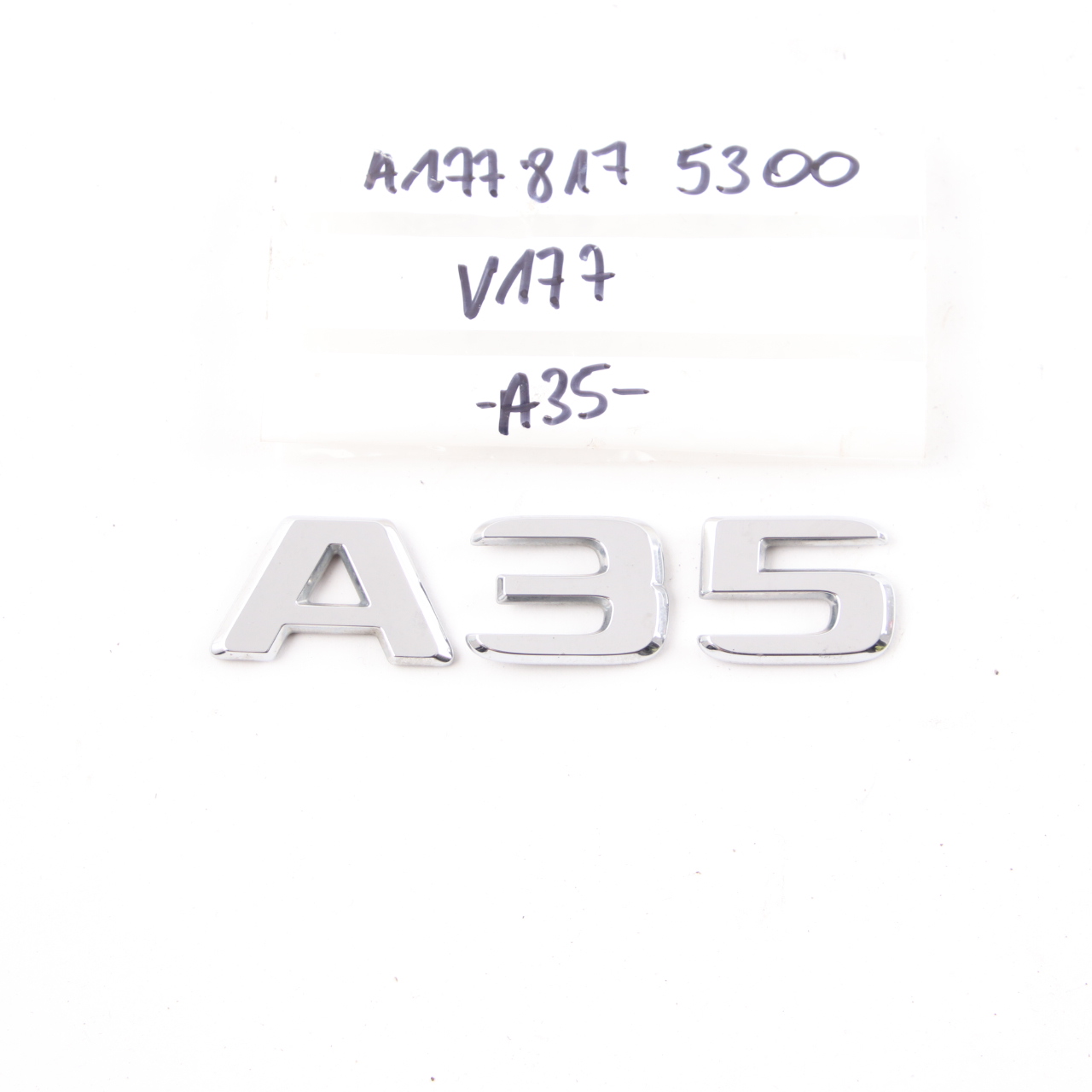 Mercedes W177 A35 AMG Emblem Kofferraumklappe Abzeichen Chrom A35 A1778175300