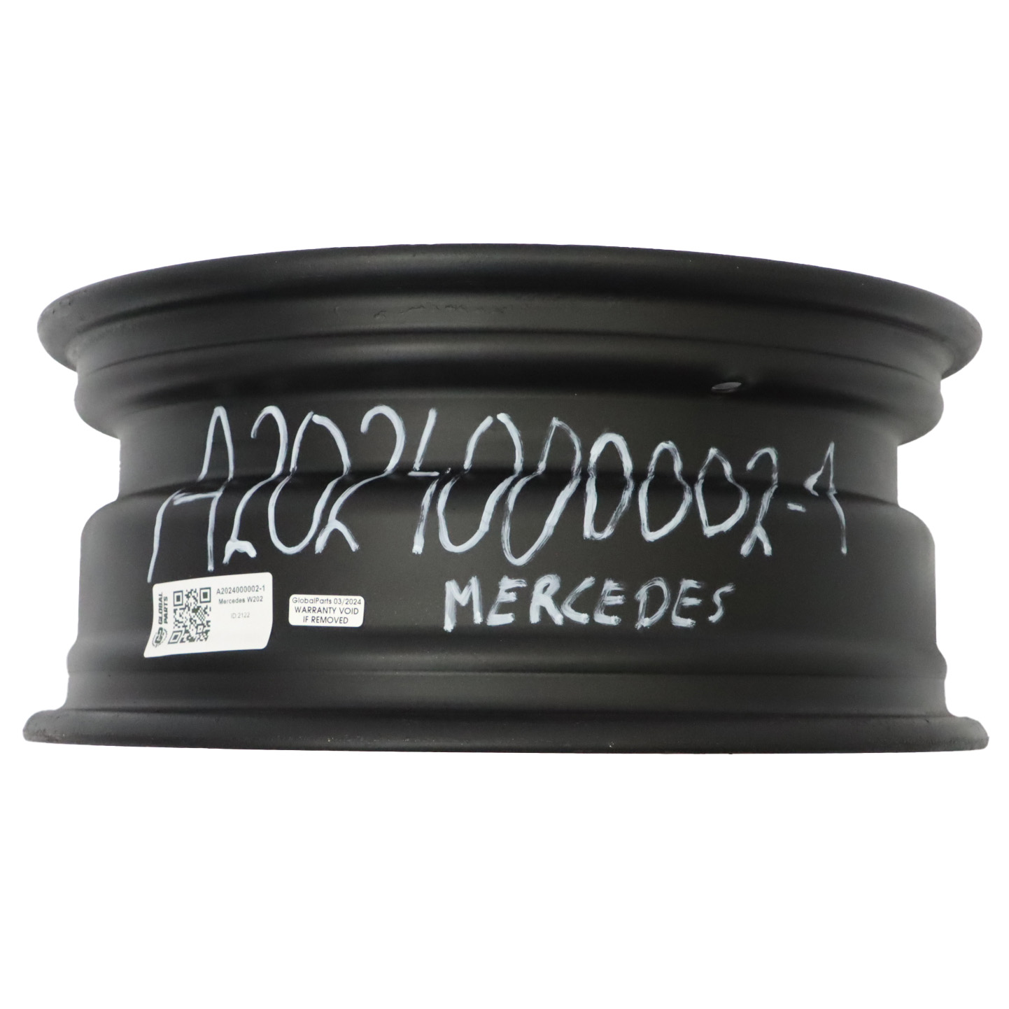 Mercedes W202 jante acier noire 15" 6J ET:31 A2024000002