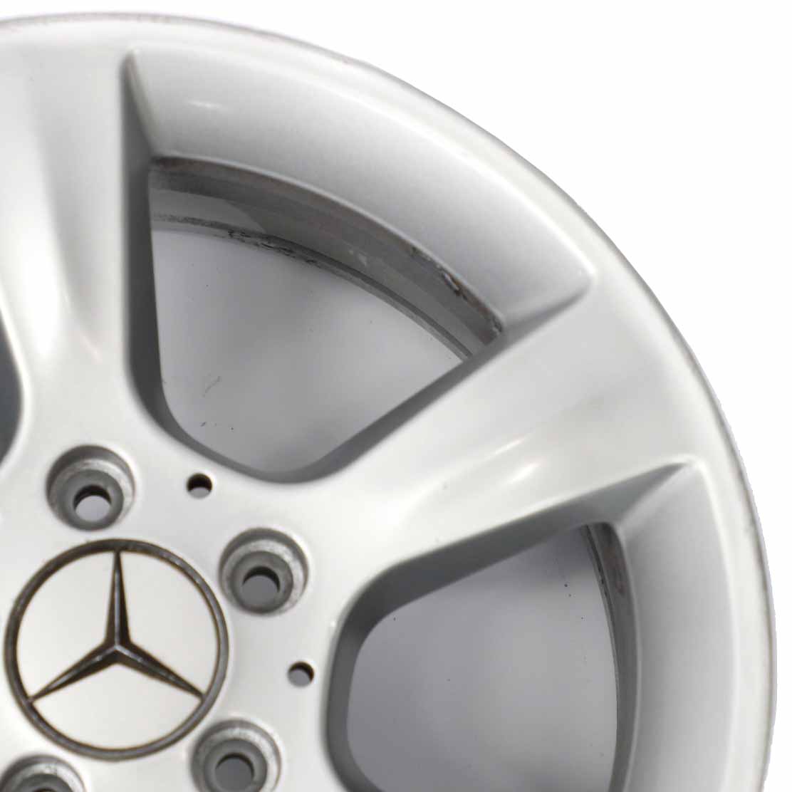 Mercedes W203 Silberne Leichtmetallfelge 5 Speichen 16" ET:31 7J A2034012902