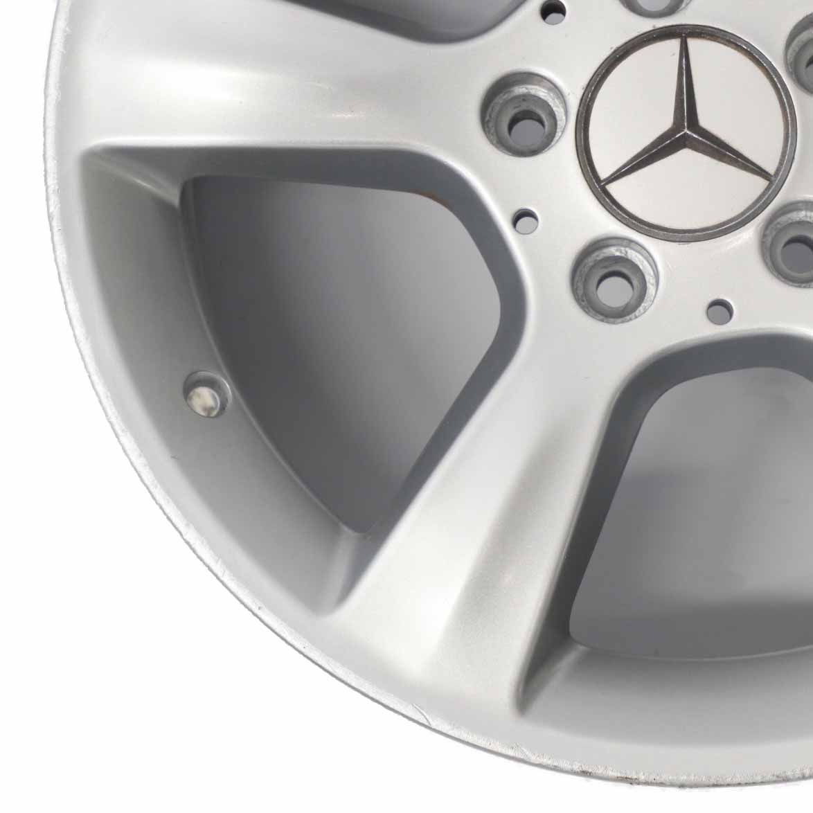 Mercedes W203 Silberne Leichtmetallfelge 5 Speichen 16" ET:31 7J A2034012902