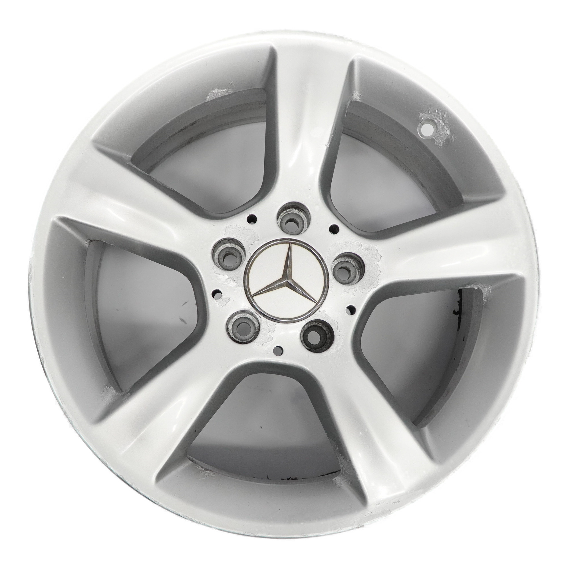 Mercedes W203 Silberne Leichtmetallfelge 5 Speichen 16" ET:32 8J A2034013102