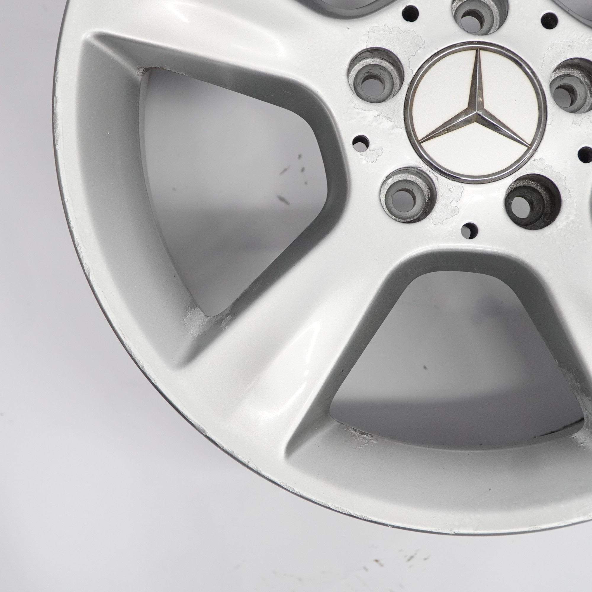 Mercedes W203 Silberne Leichtmetallfelge 5 Speichen 16" ET:32 8J A2034013102