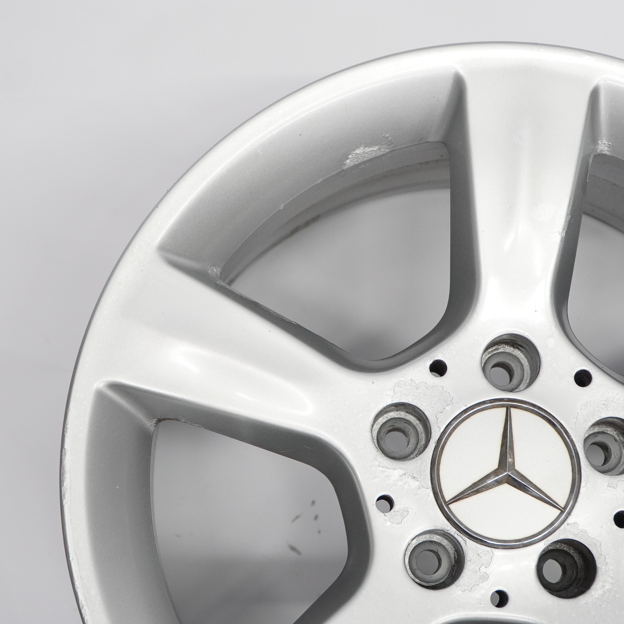 Mercedes W203 Silberne Leichtmetallfelge 5 Speichen 16" ET:32 8J A2034013102