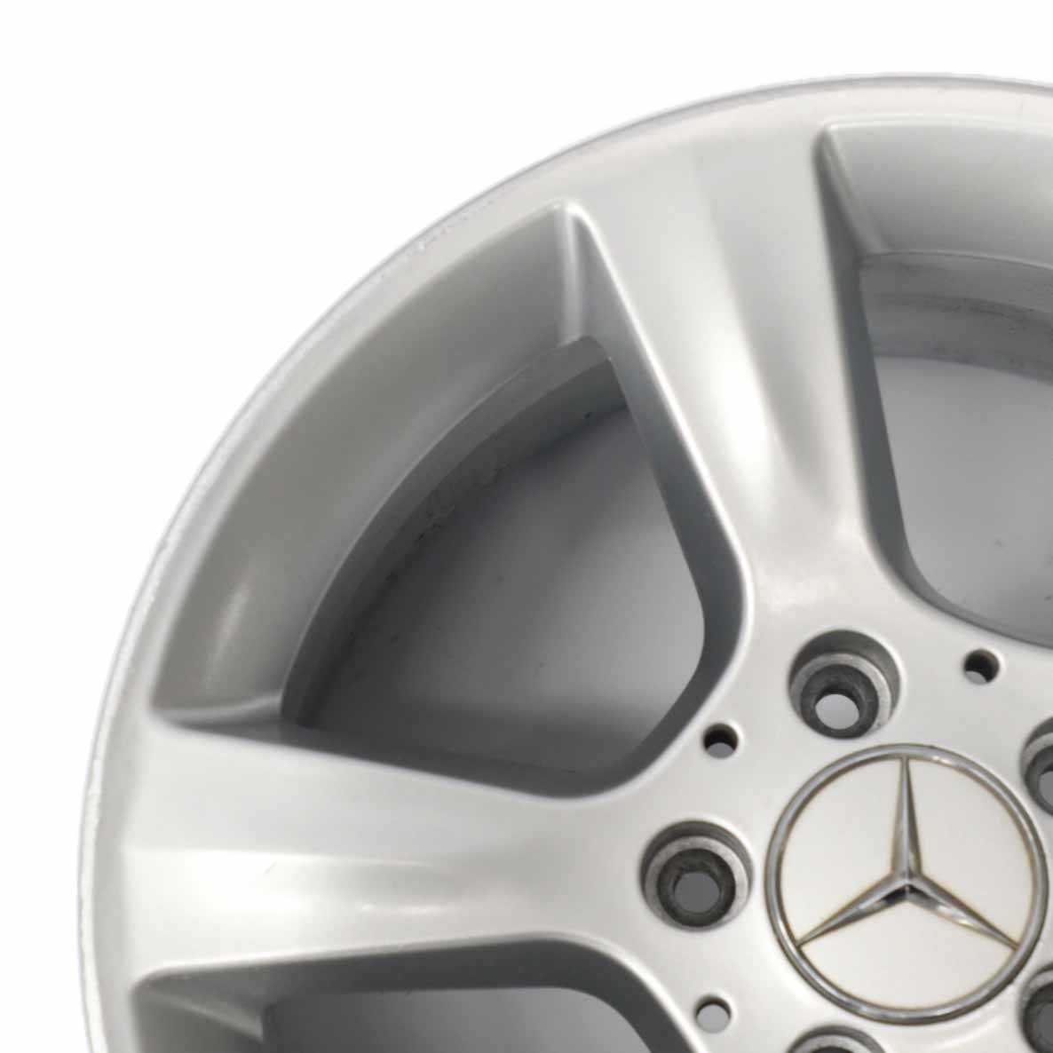 Mercedes W203 Silberne Leichtmetallfelge 5 Speichen 16" ET:32 8J A2034013102