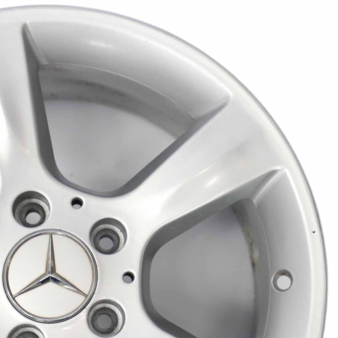 Mercedes W203 Silberne Leichtmetallfelge 5 Speichen 16" ET:32 8J A2034013102