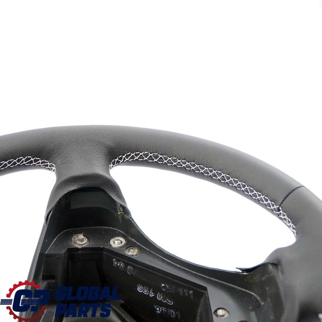 Mercedes-Benz CLC CL203 NEW Black Leather Steering Wheel with White Threads