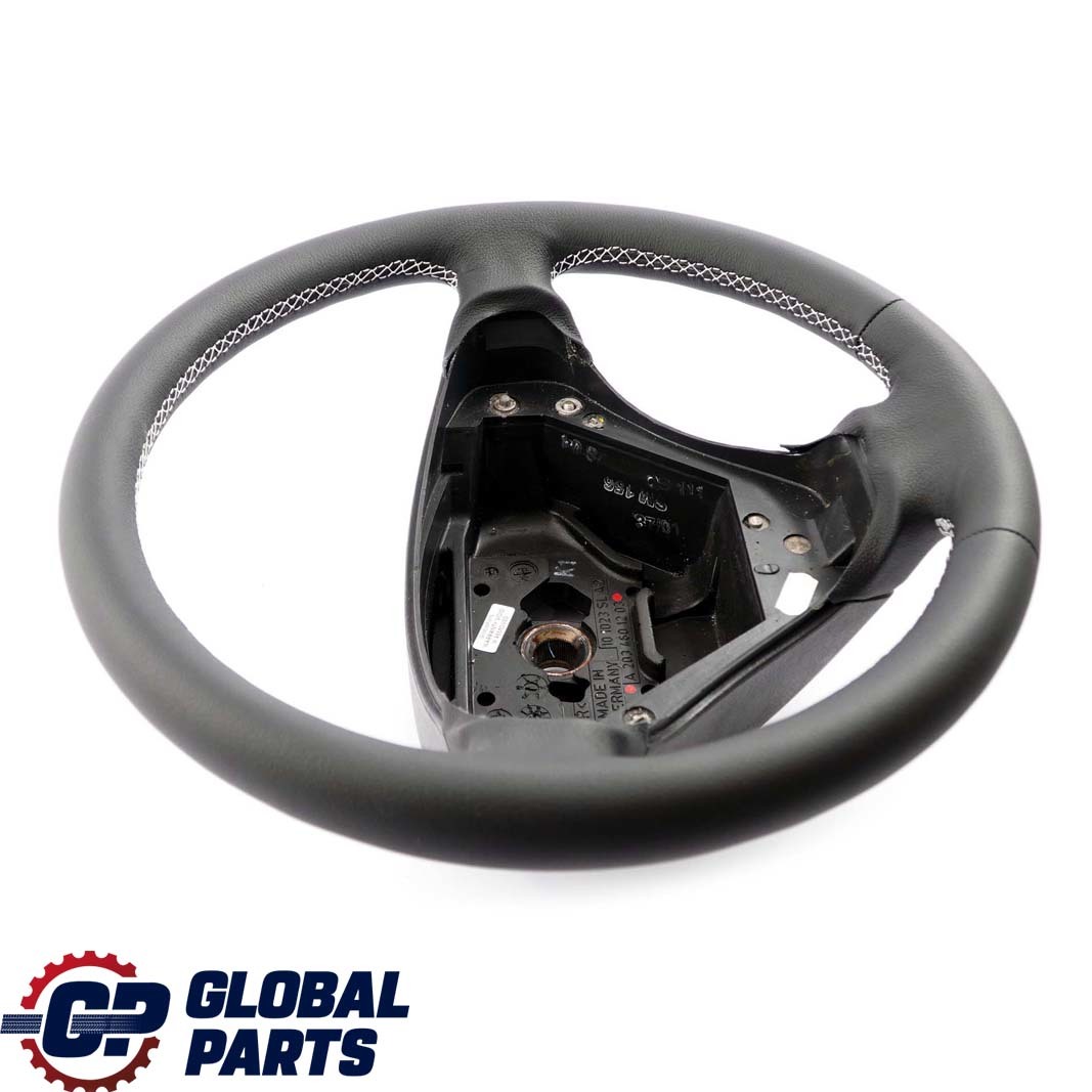 Mercedes-Benz CLC CL203 NEW Black Leather Steering Wheel with White Threads