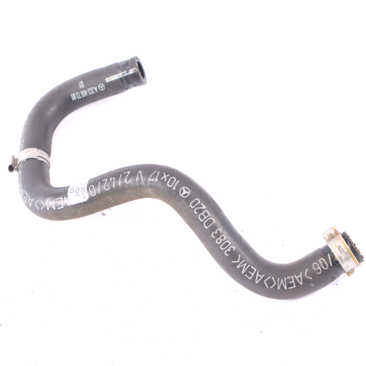 Mercedes C203 Petrol OM272 Power Steering Fluid Return Hose A2034667281