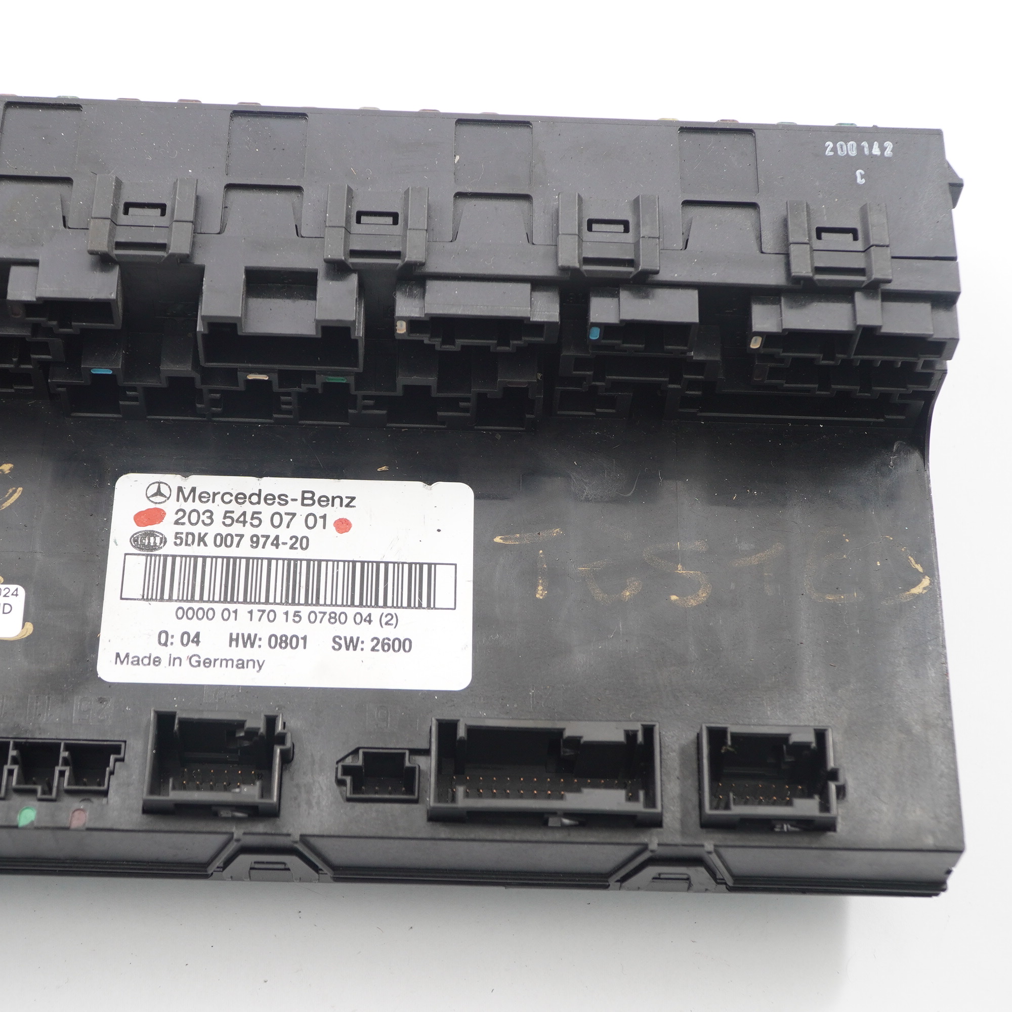 Mercedes W203 Fuse Box Rear SAM Module Relay Control Unit A2035450701