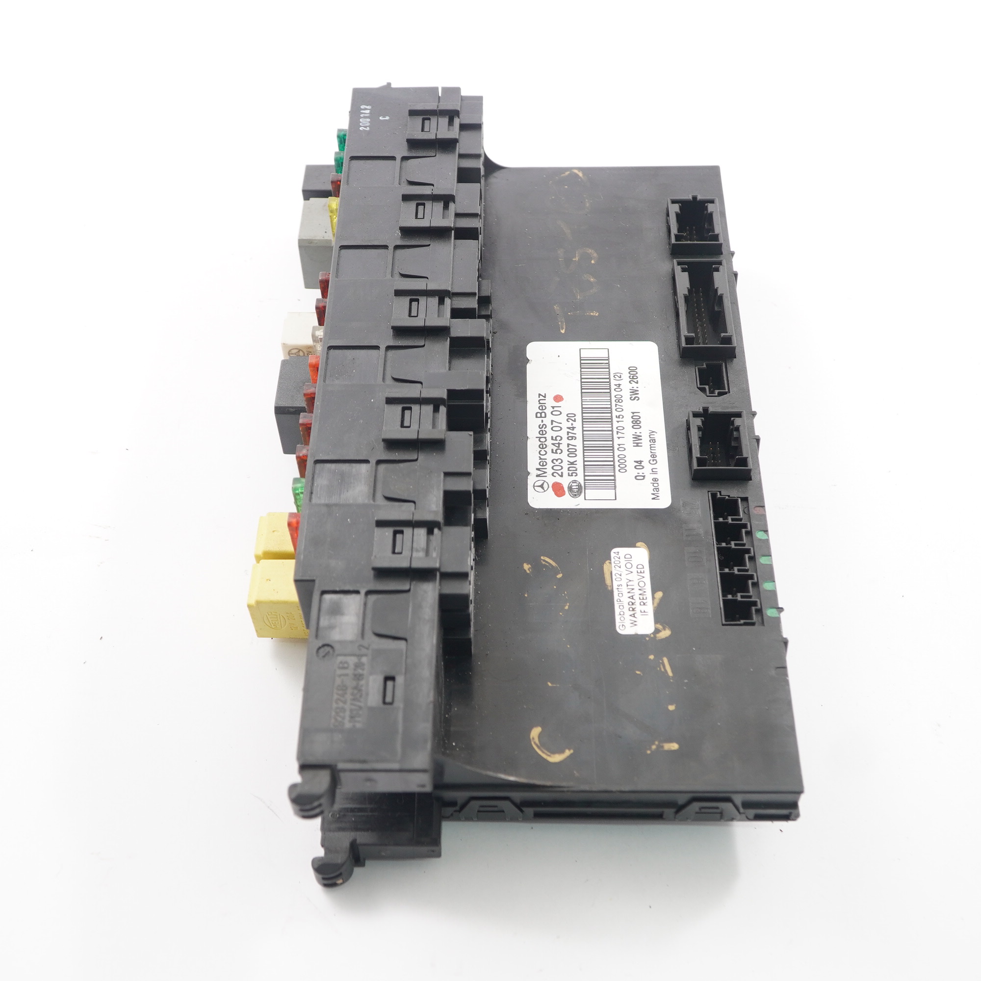 Mercedes W203 Fuse Box Rear SAM Module Relay Control Unit A2035450701