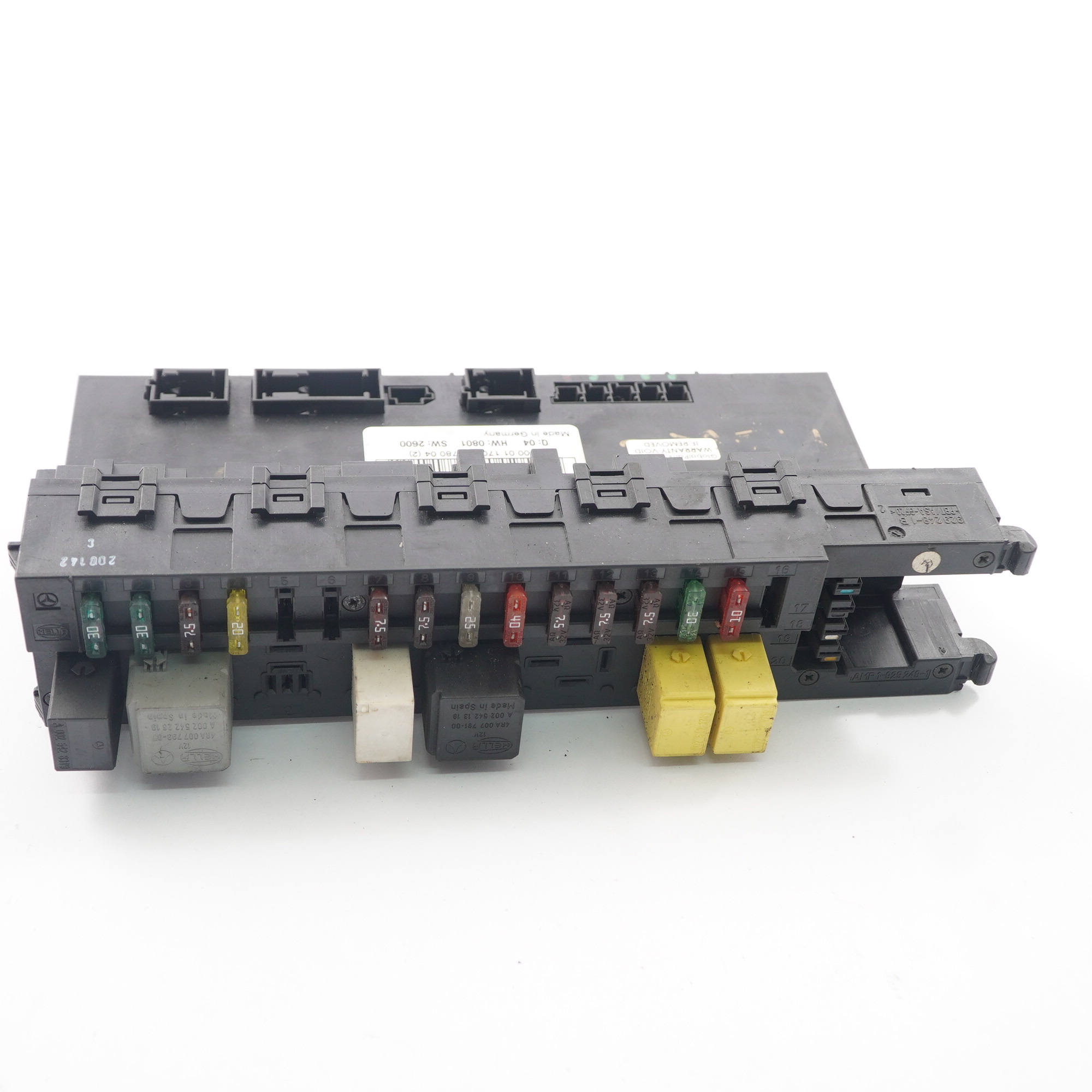 Mercedes W203 Fuse Box Rear SAM Module Relay Control Unit A2035450701