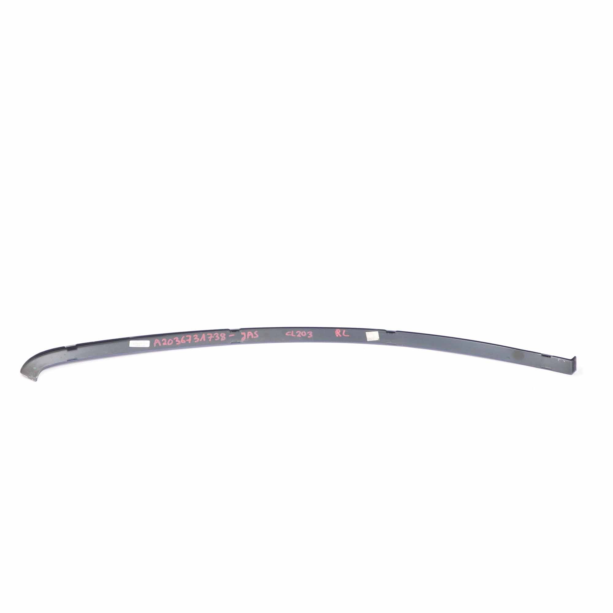 Mercedes CLC CL203 Quarter Window Trim Strip Rear Left N/S Jaspisblau Blue - 345