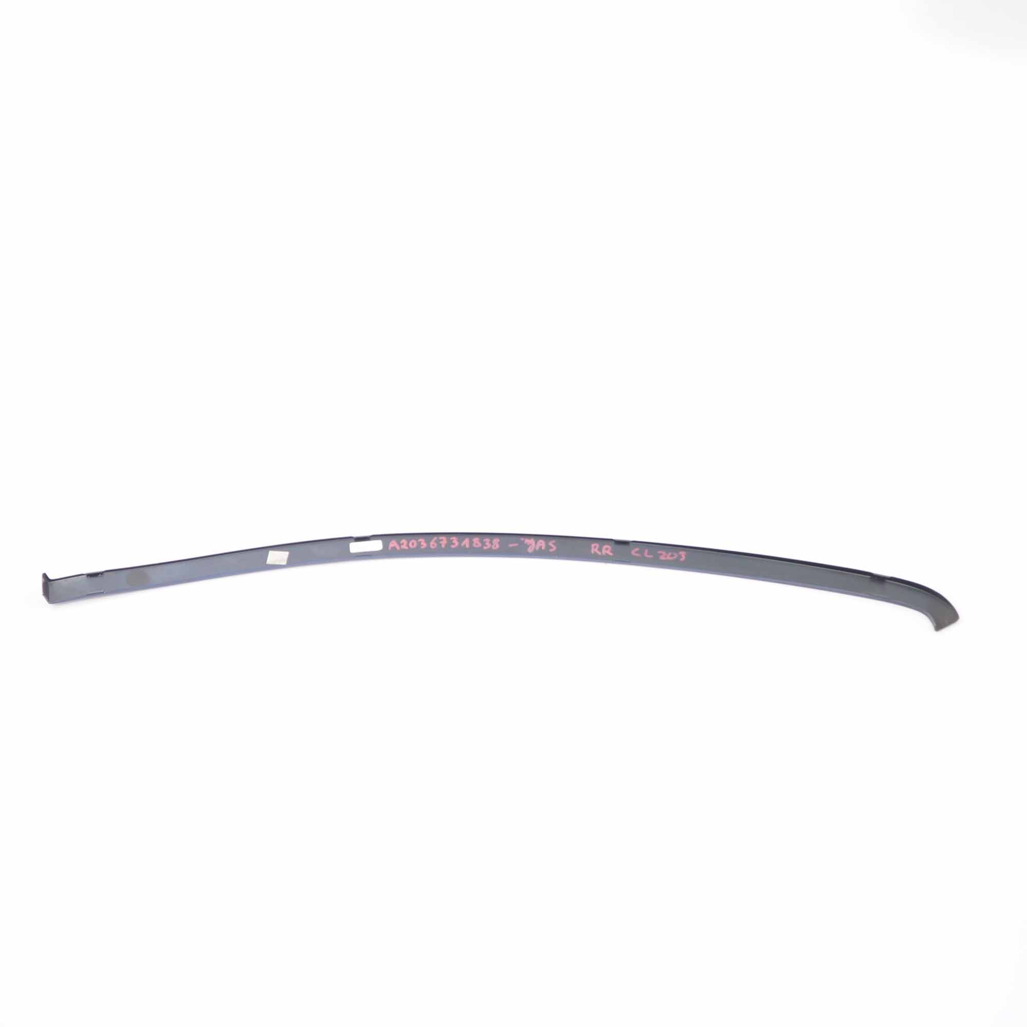 Mercedes CLC CL203 Quarter Window Trim Strip Rear Right O/S Jaspisblau Blue 345