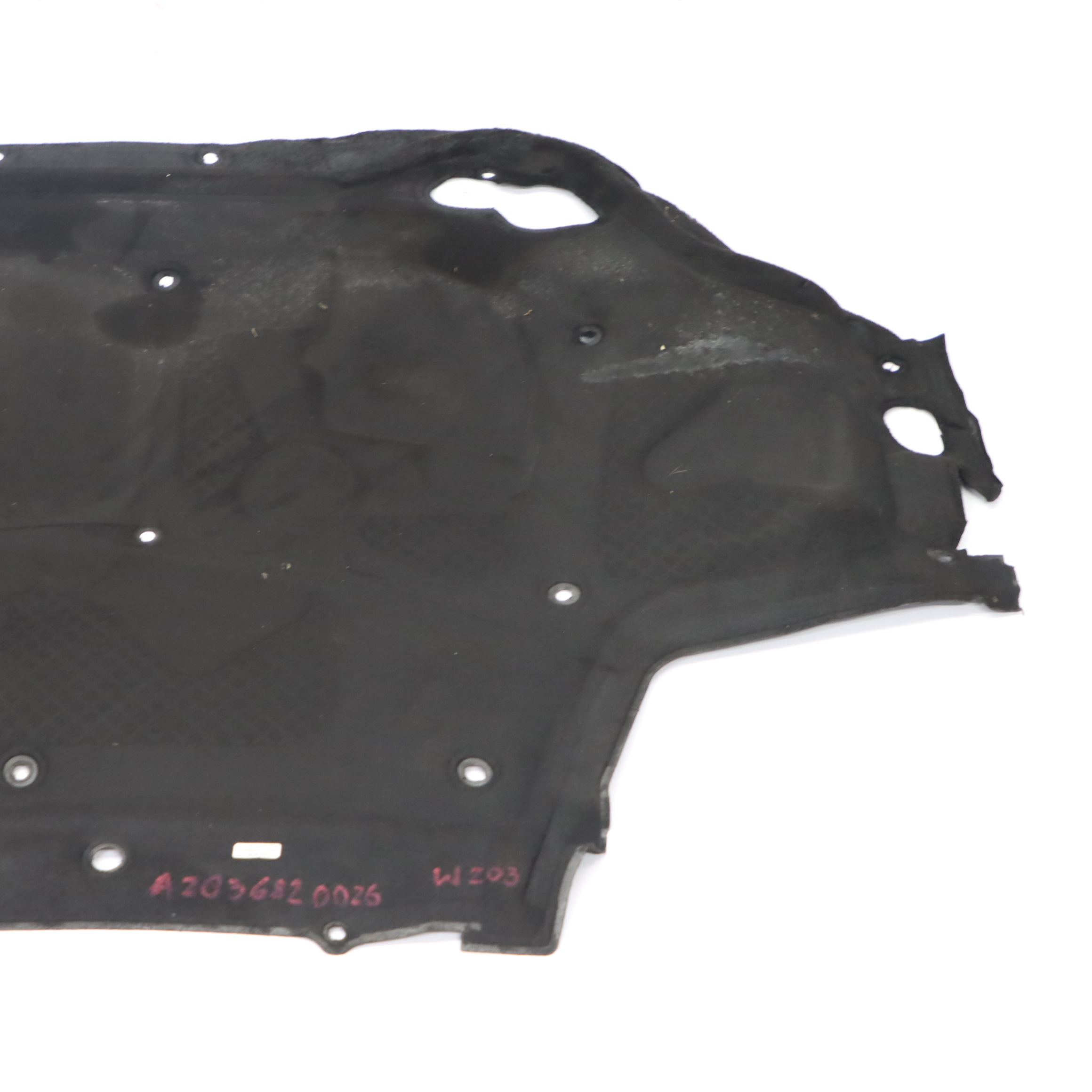 Mercedes W203 Engine Hood Insulation Bottom Panel A2036820026