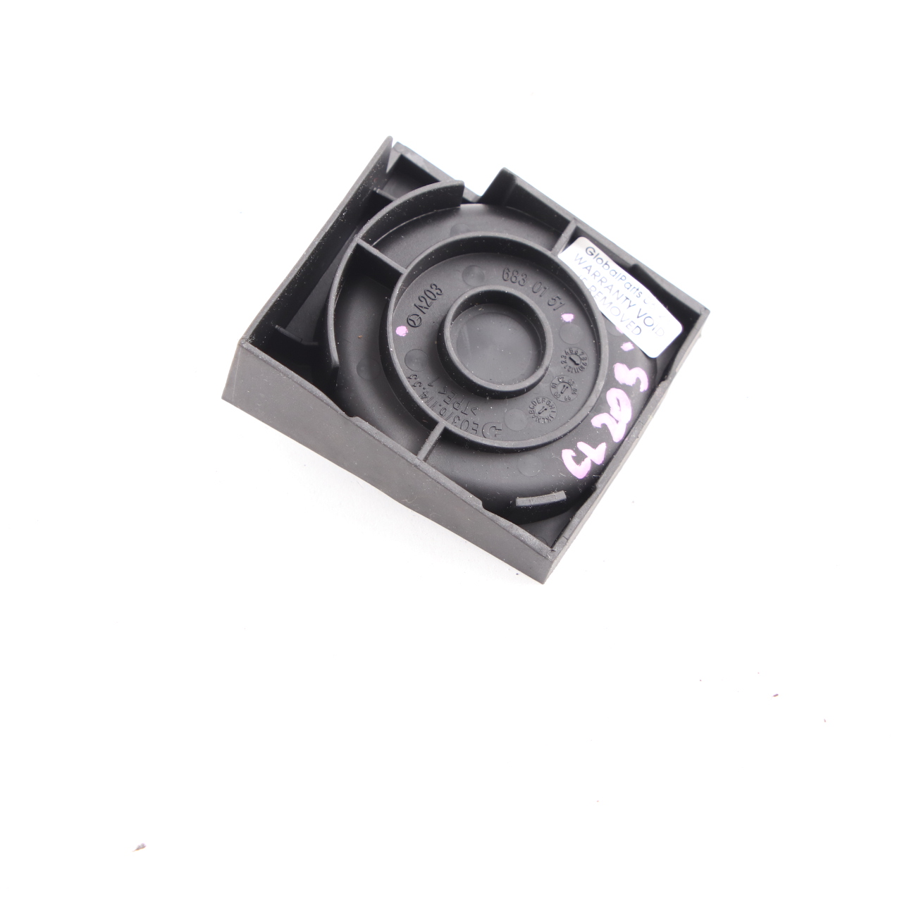 Mercedes W203 Mittelkonsole Cup Holder Matte einfügen Gummi A2036830151