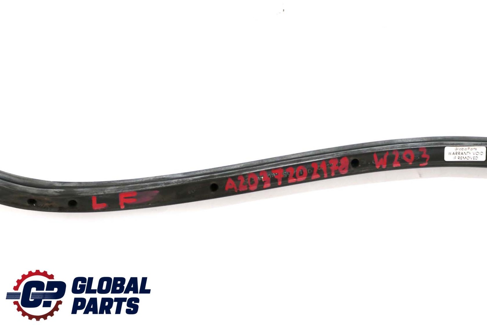 Mercedes C-Class W203 Front Left Door N/S Seal Gasket Weatherstrip A2037202178