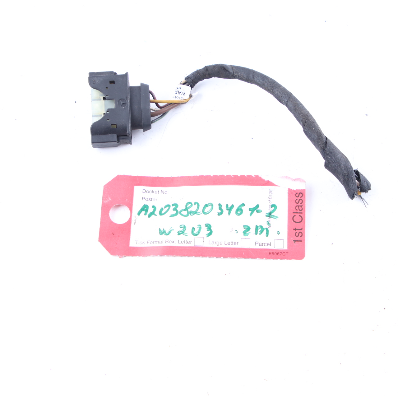 Mercedes W203 Scheinwerfer vorne rechts Stecker Buchse Verdrahtung A2205454628