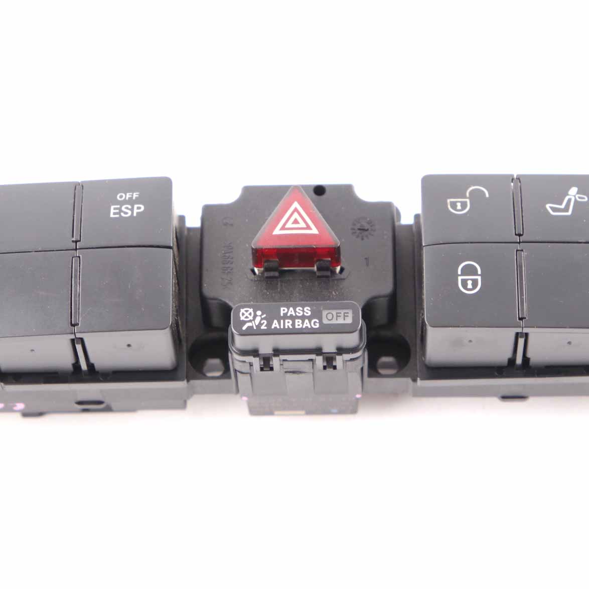 Mercedes W203 Schaltereinheit Bedienfeld Hazard Lock ESP Sitzheizung A2038702110