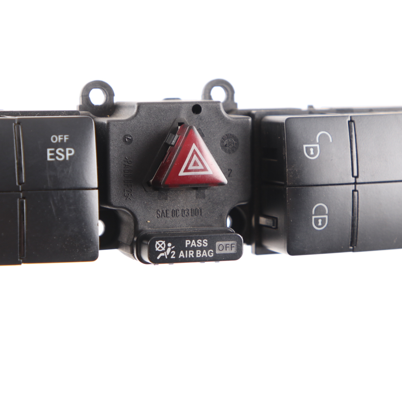 Mercedes W203 W209 W639 Hazard Light Switch Mittelkonsole A2038703310