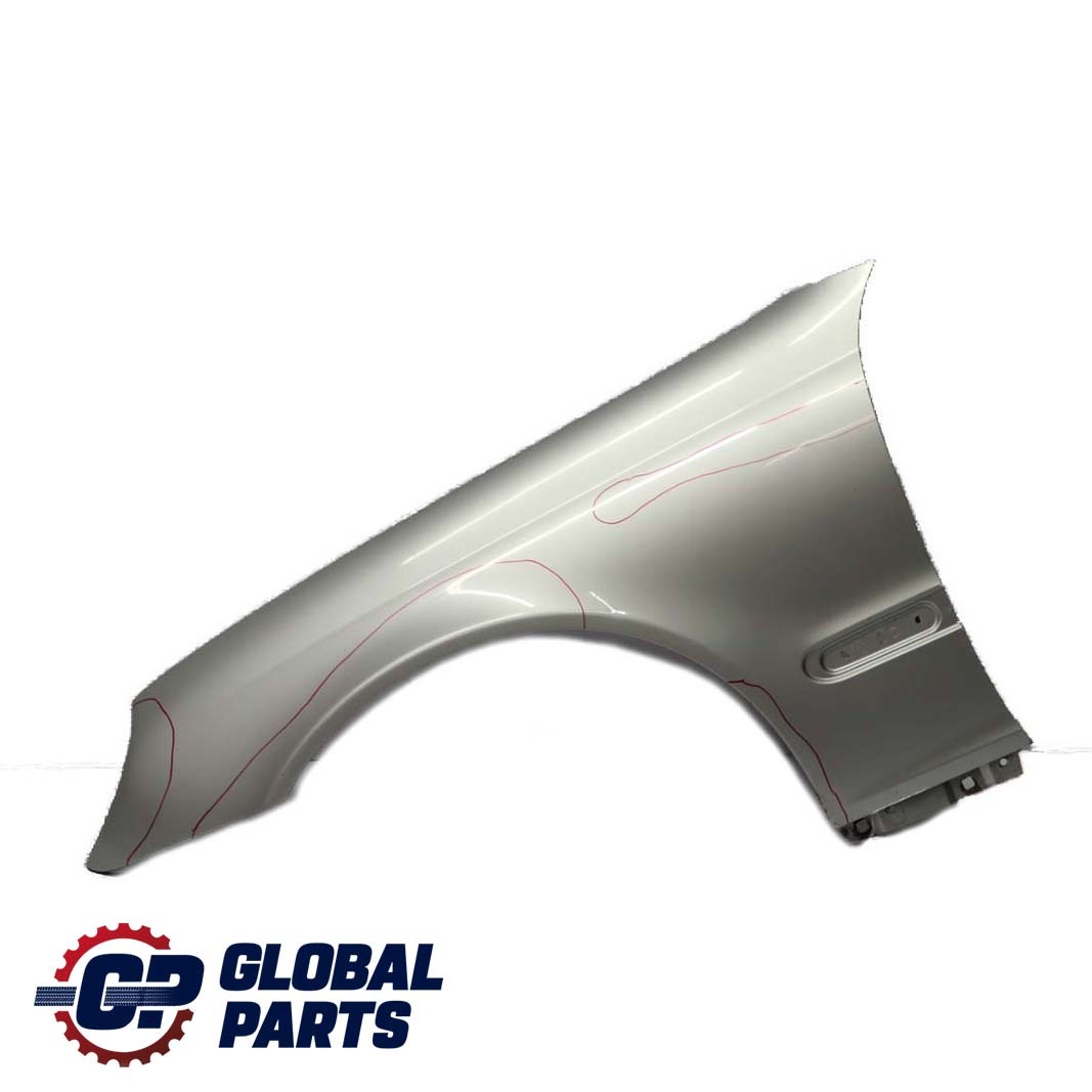 Mercedes-Benz C W203 Front Left N/S Side Panel Wing Fender Brilliant Silver