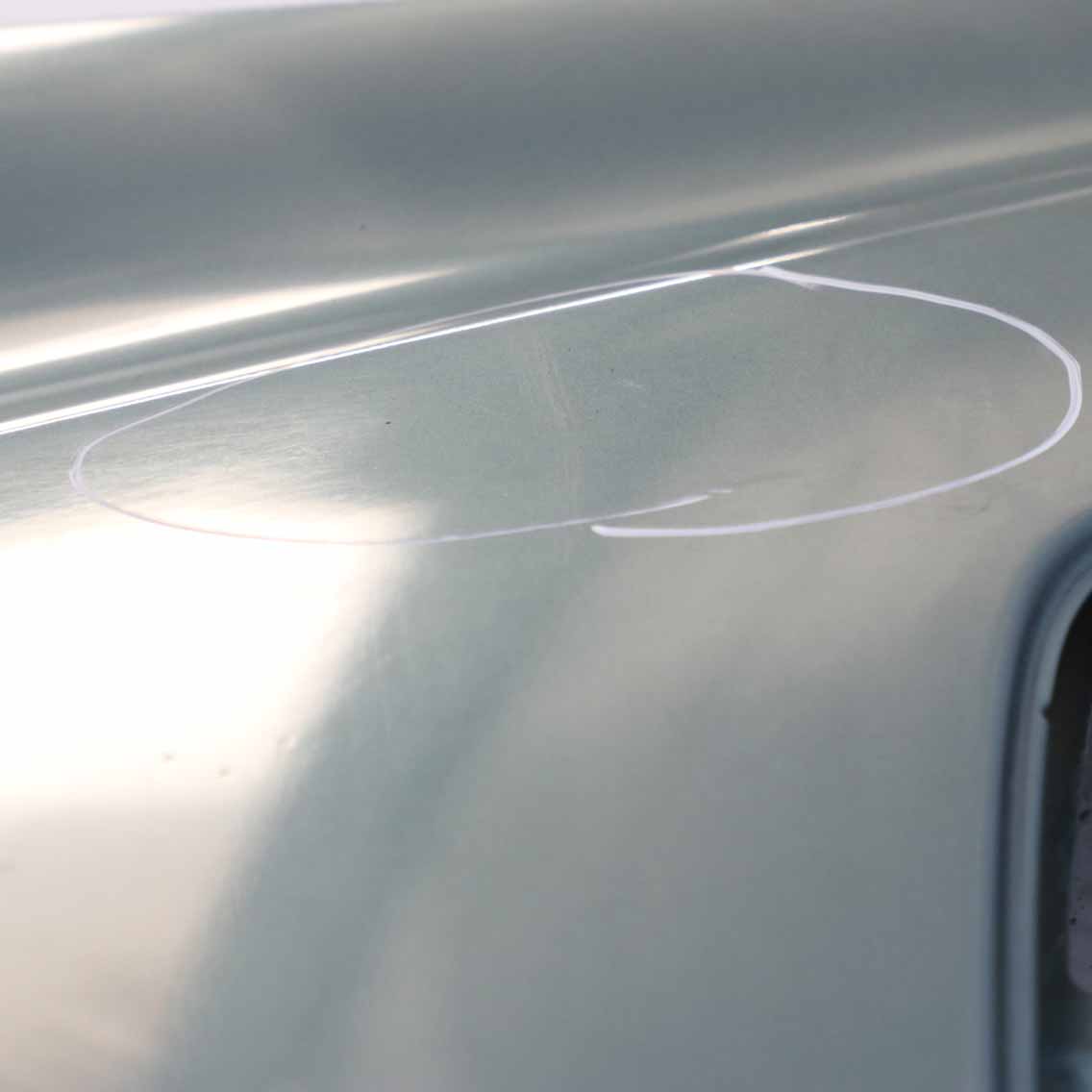 Mercedes W203 Hood Bonnet Trim Panel Covering Obsidian Black Metallic - 197