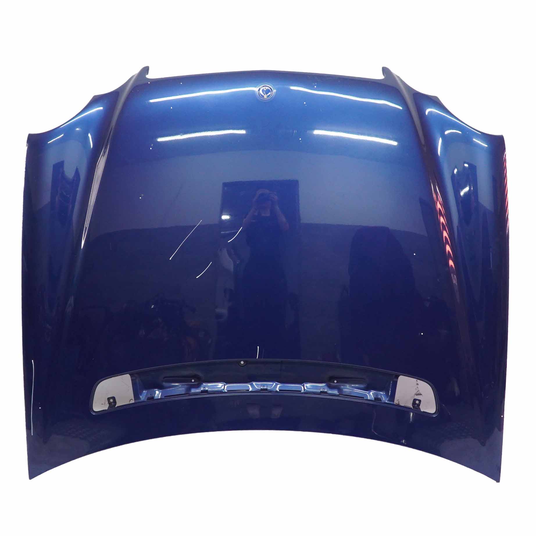 Mercedes W203 Hood Bonnet Trim Panel Covering Jaspis Blue Metallic - 345