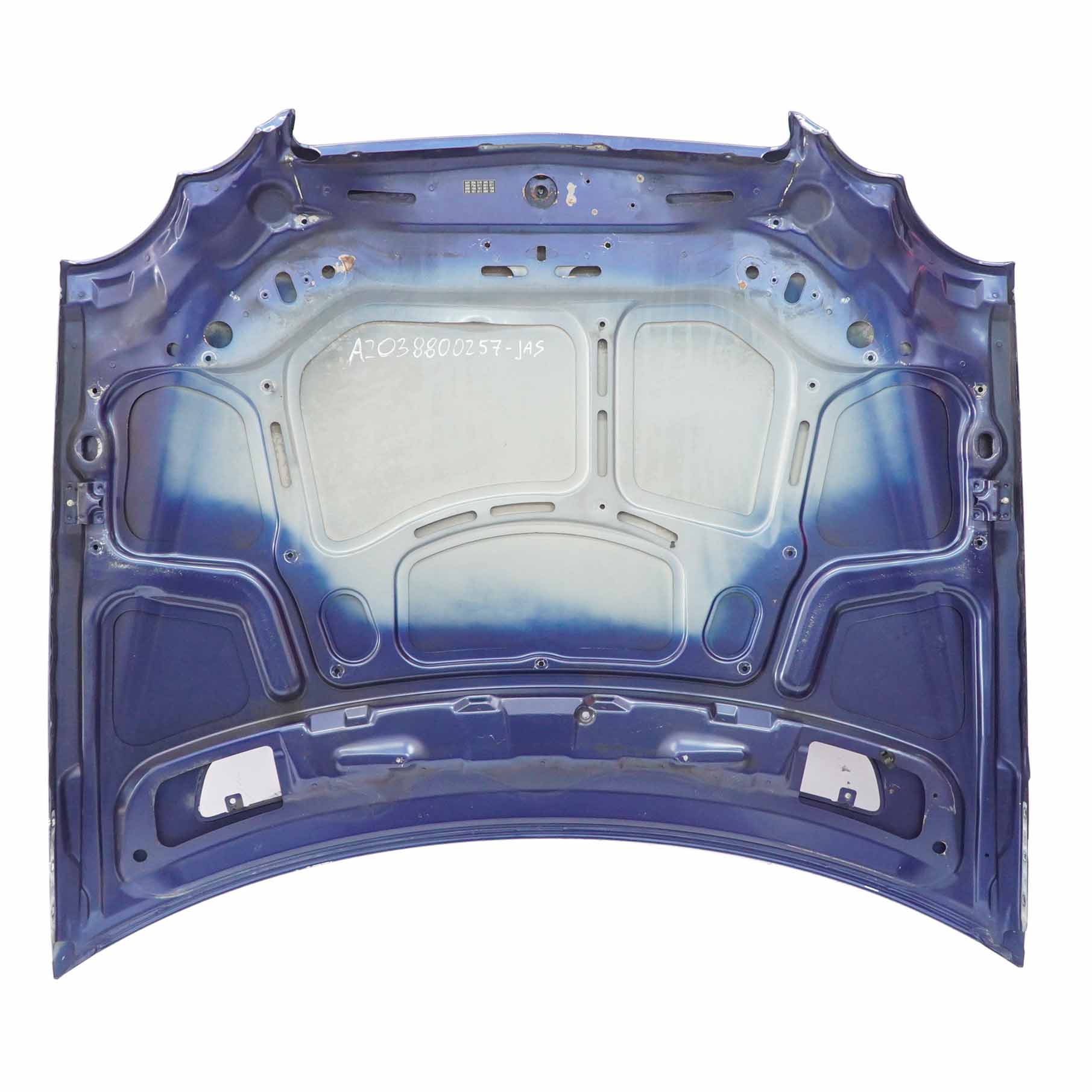 Mercedes W203 Hood Bonnet Trim Panel Covering Jaspis Blue Metallic - 345