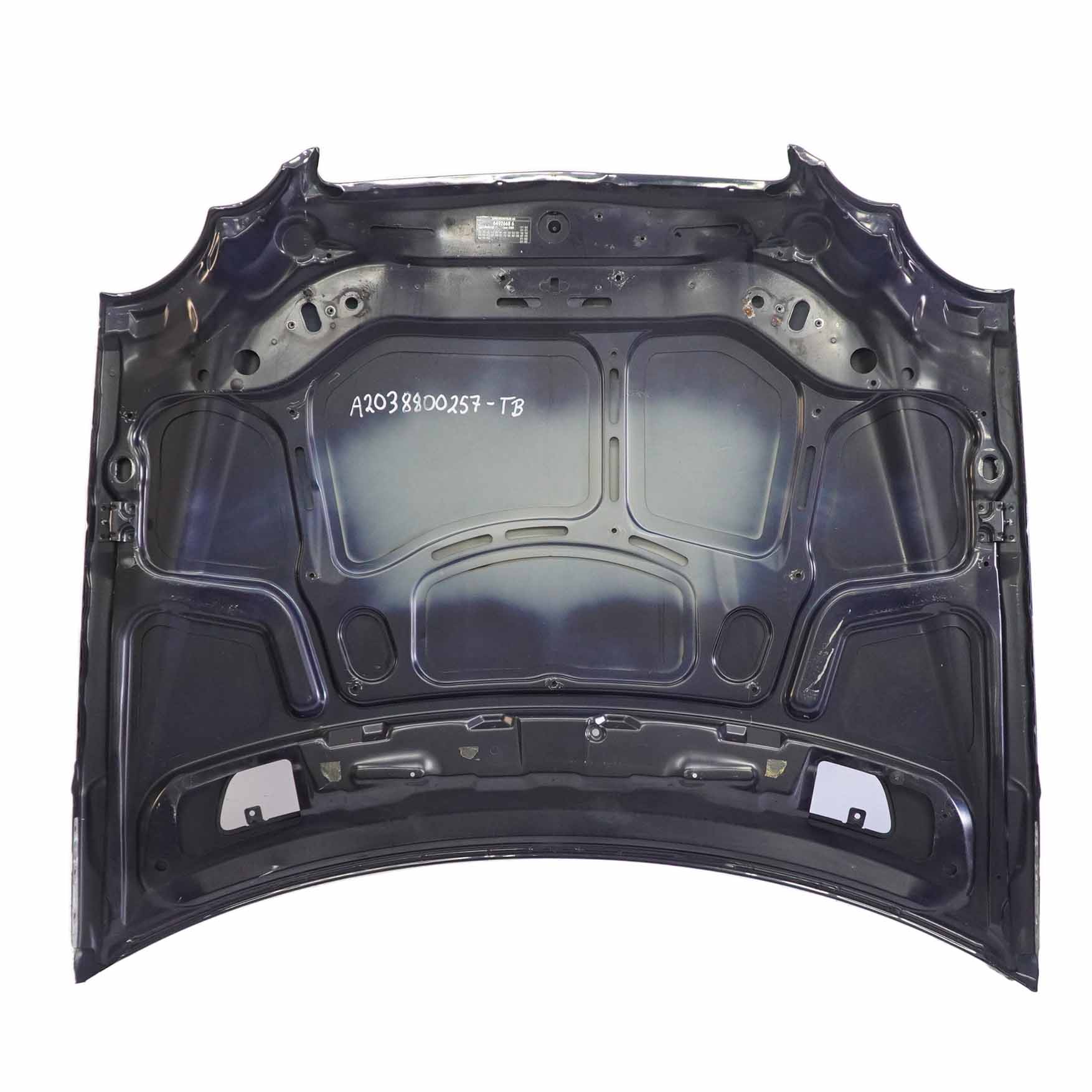 Mercedes W203 Hood Bonnet Trim Panel Covering Tanzanite Blue Metallic - 359