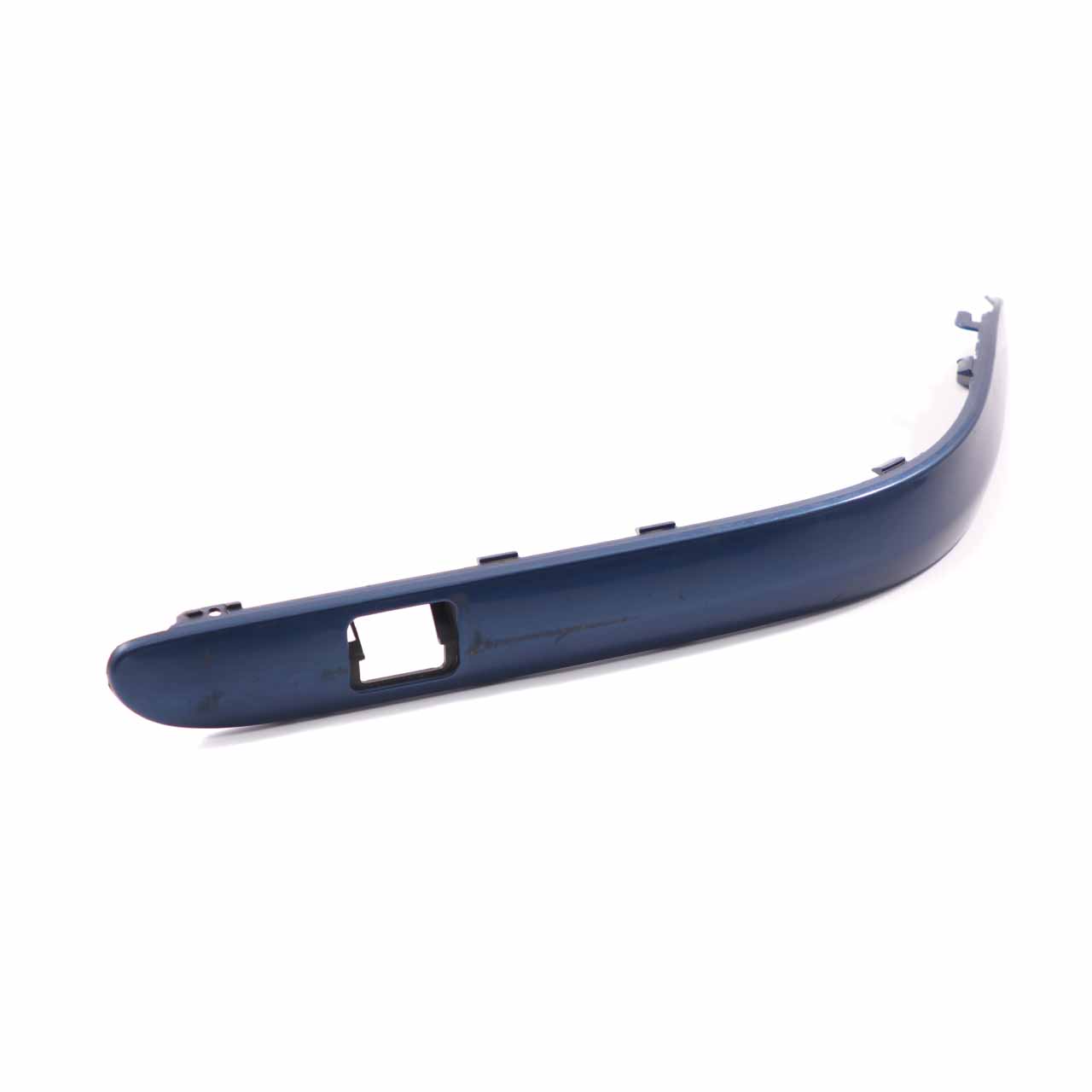 Mercedes W203 Front Bumper Strip Right O/S Trim Panel Jaspis Blue Metallic - 345