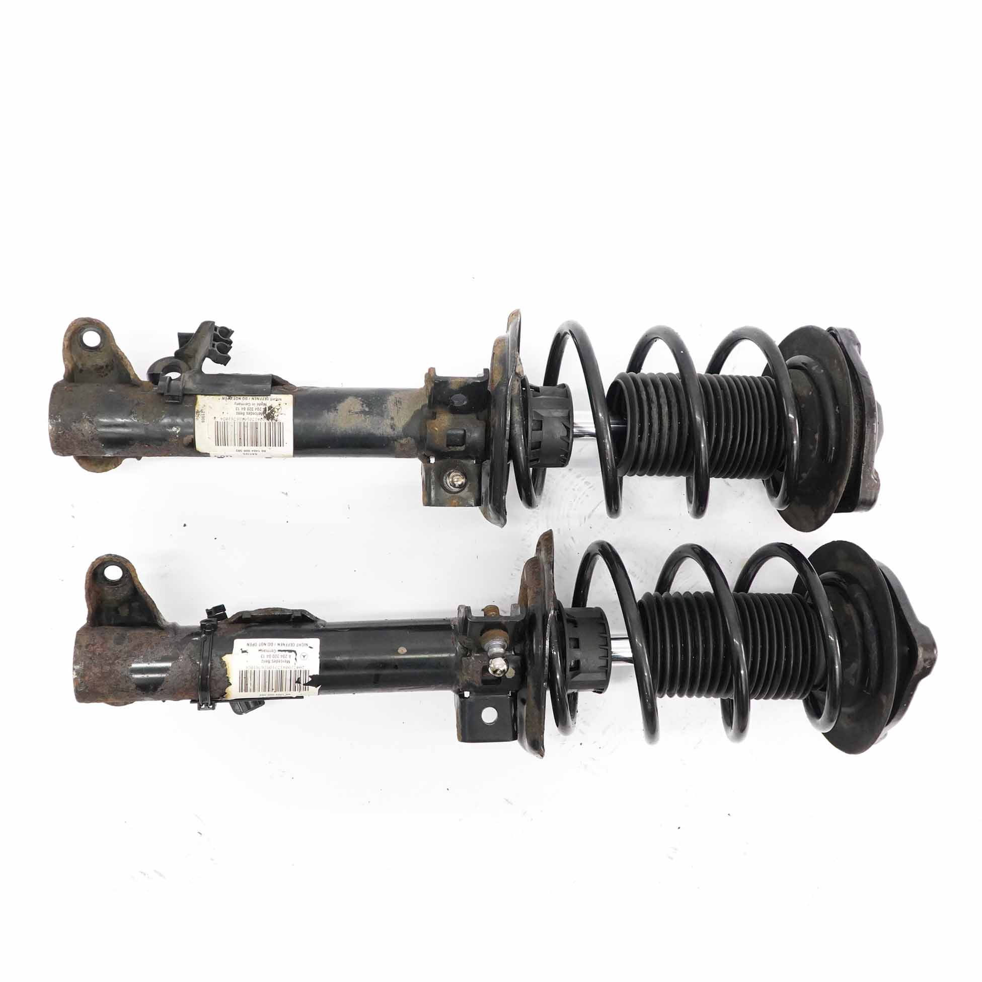 Mercedes W204 Spring Strut Front Left Right N/O/S Shock Absorber Set A2043200413