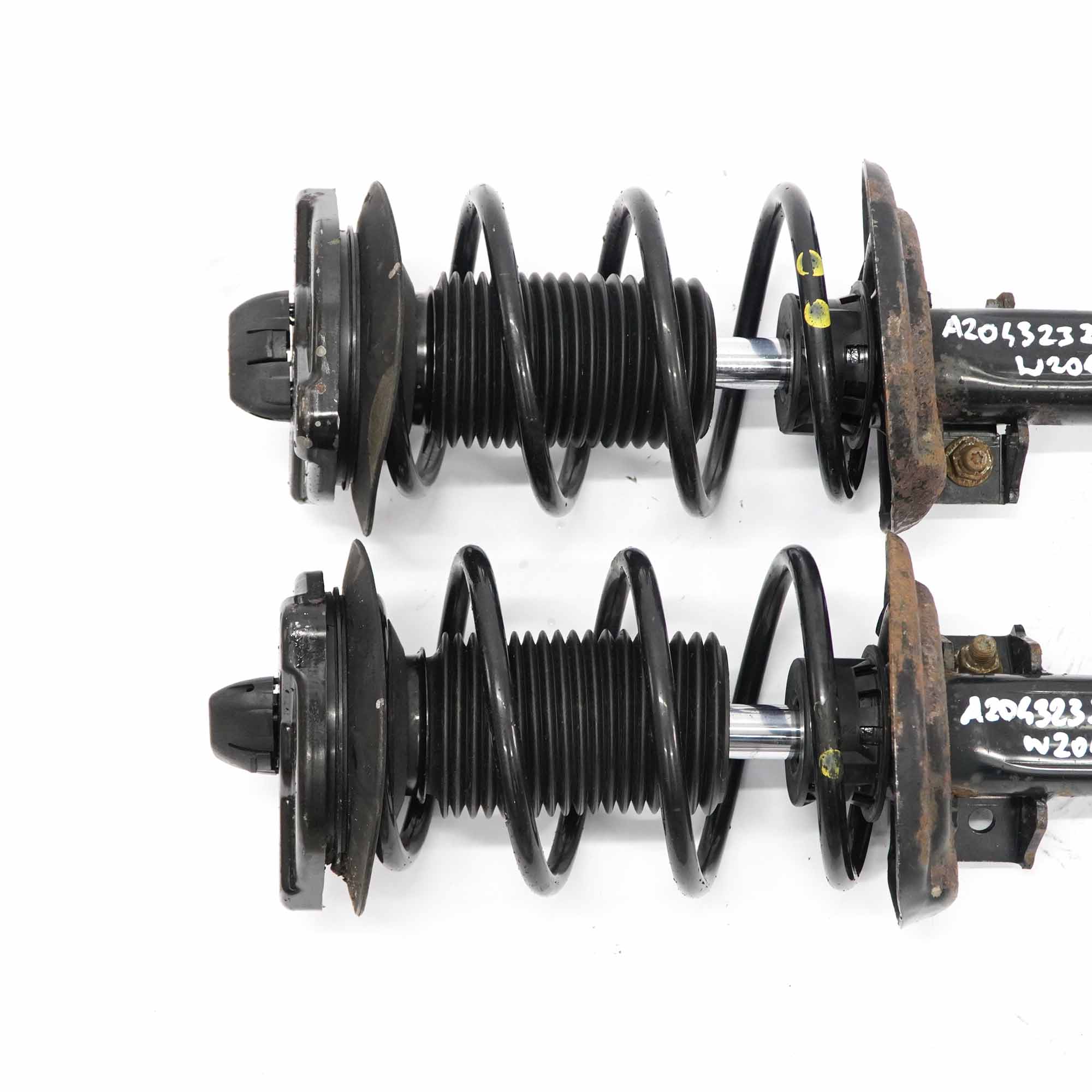 Mercedes W204 Spring Strut Front Left Right N/O/S Shock Absorber Set A2043200413