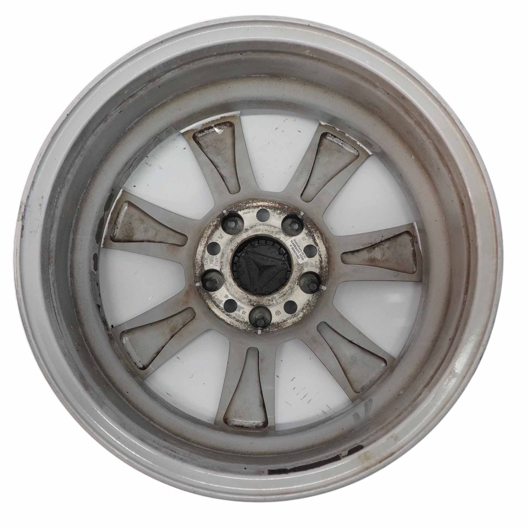 Mercedes W204 Silver 7 Hole Alloy Wheel Rim 16" ET:43 7J A2044011102