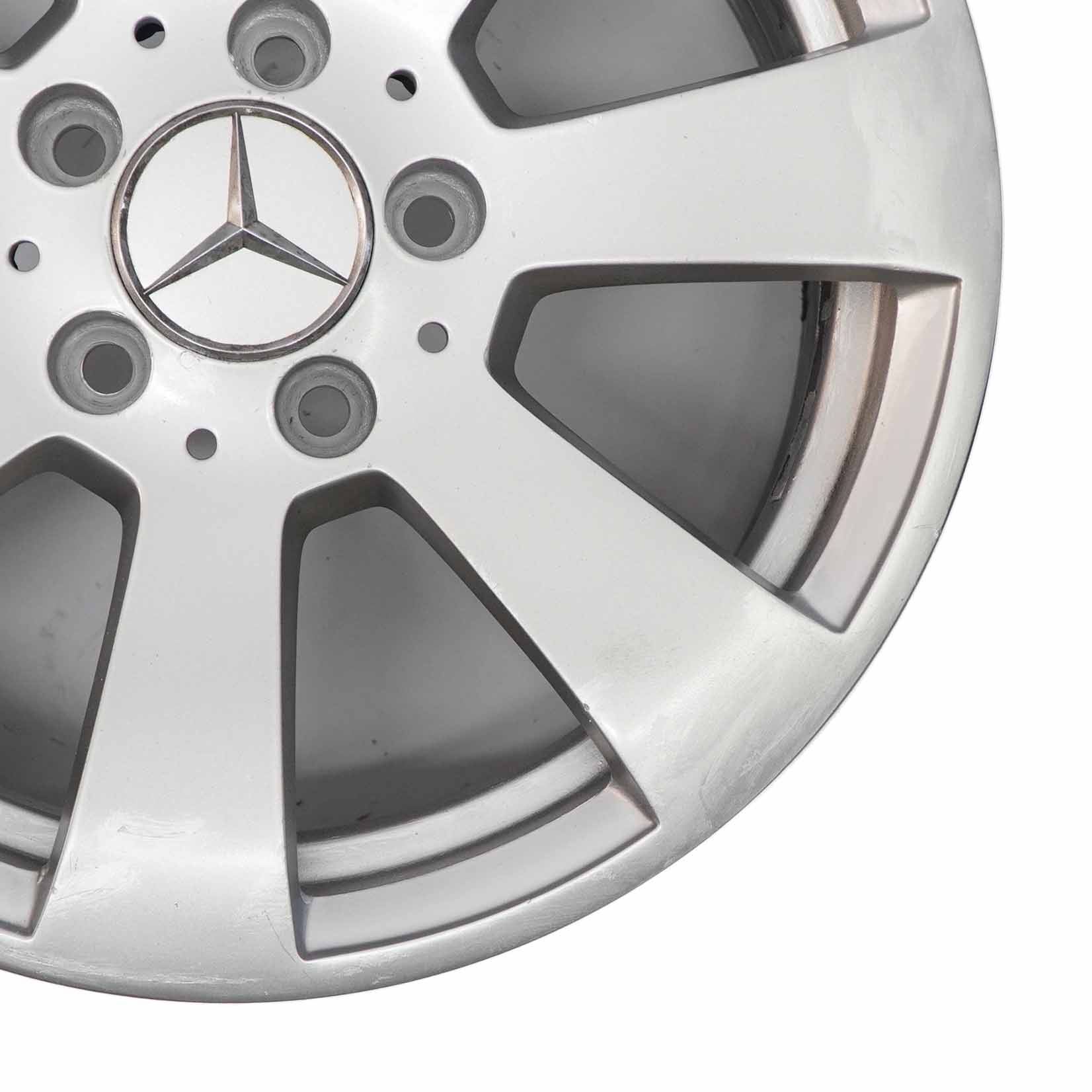 Mercedes W204 Silber 7-Loch Leichtmetallfelge 16" ET:43 7J A2044011102