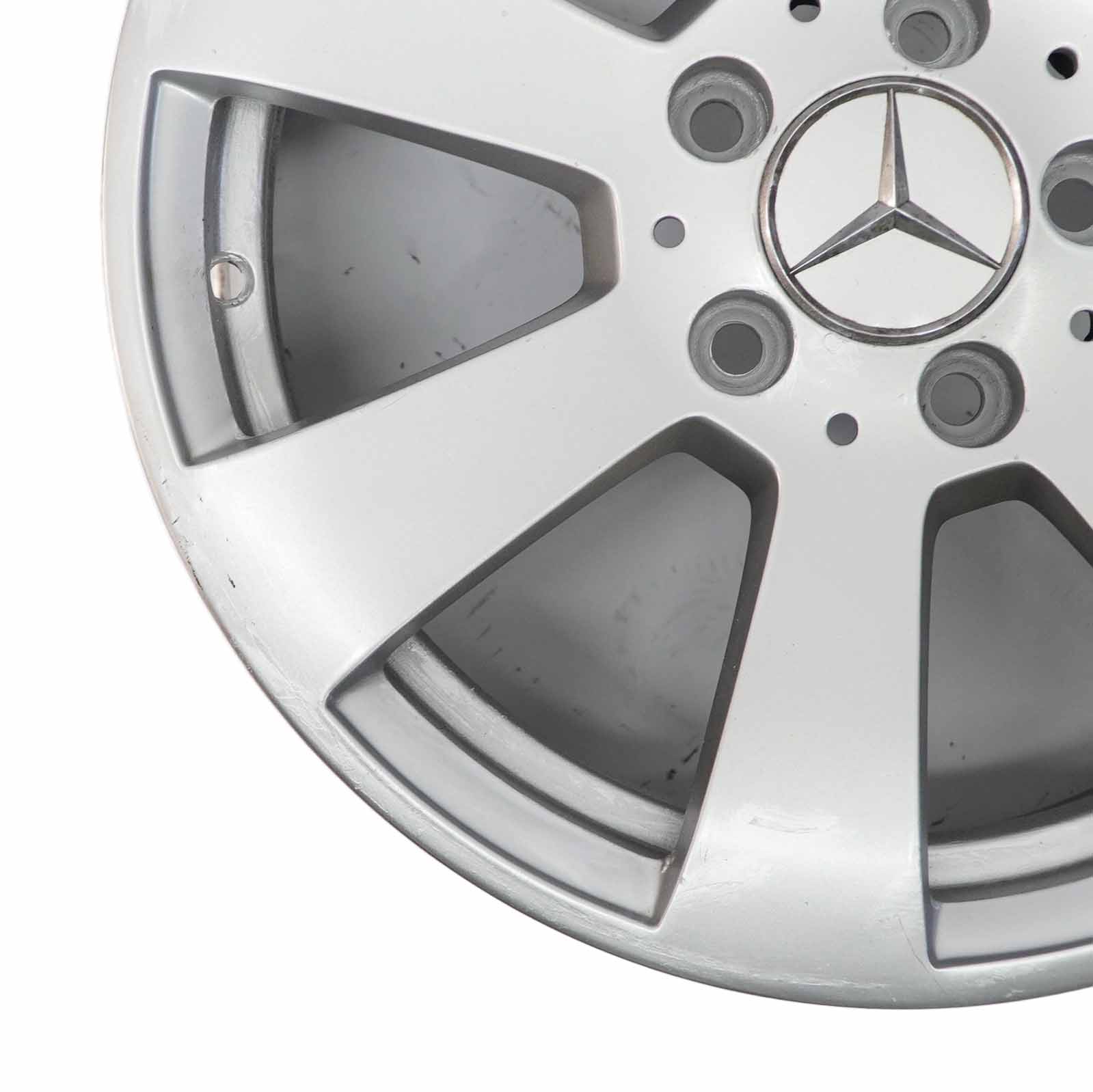 Mercedes W204 Silber 7-Loch Leichtmetallfelge 16" ET:43 7J A2044011102