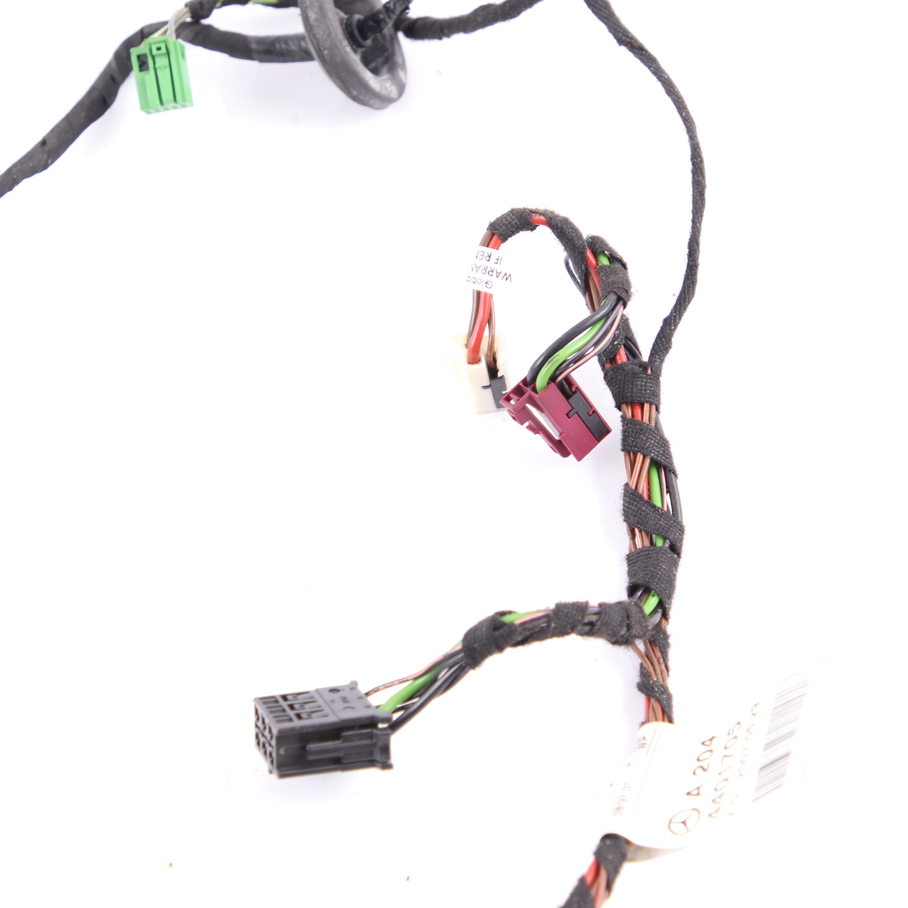 Mercedes S204 Door Wiring Loom Cable Rear Left Right N/O/S A2044401705