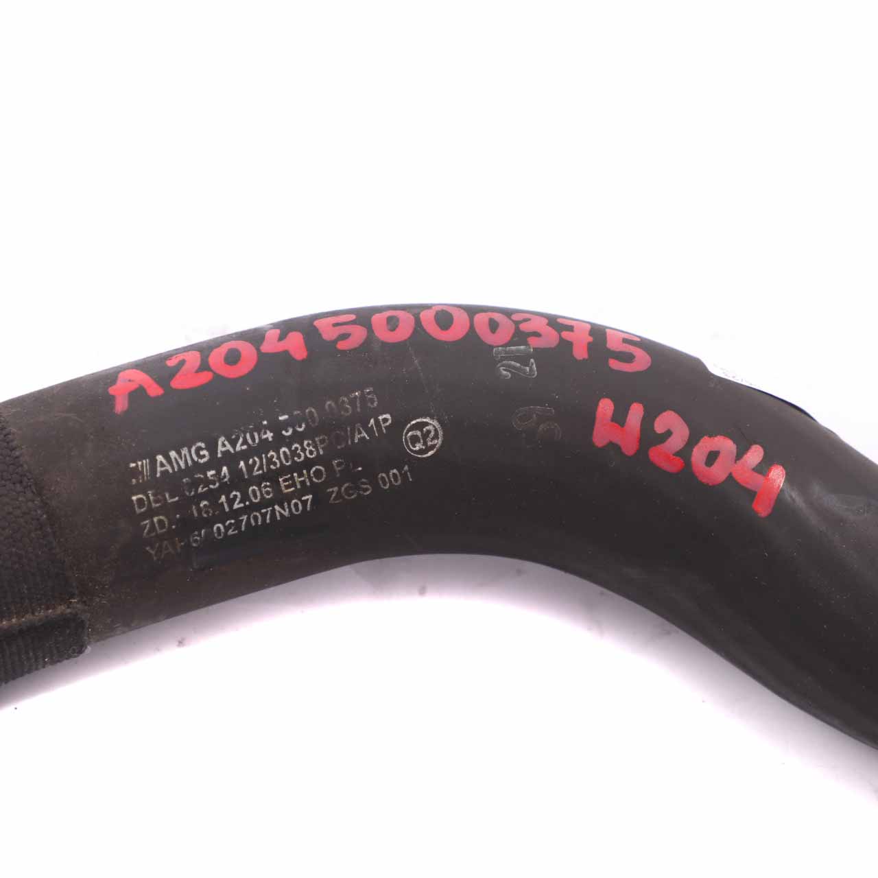 Mercedes W204 C63 AMG Water Hose Cooling Coolant Radiator Pipe Line A2045000375