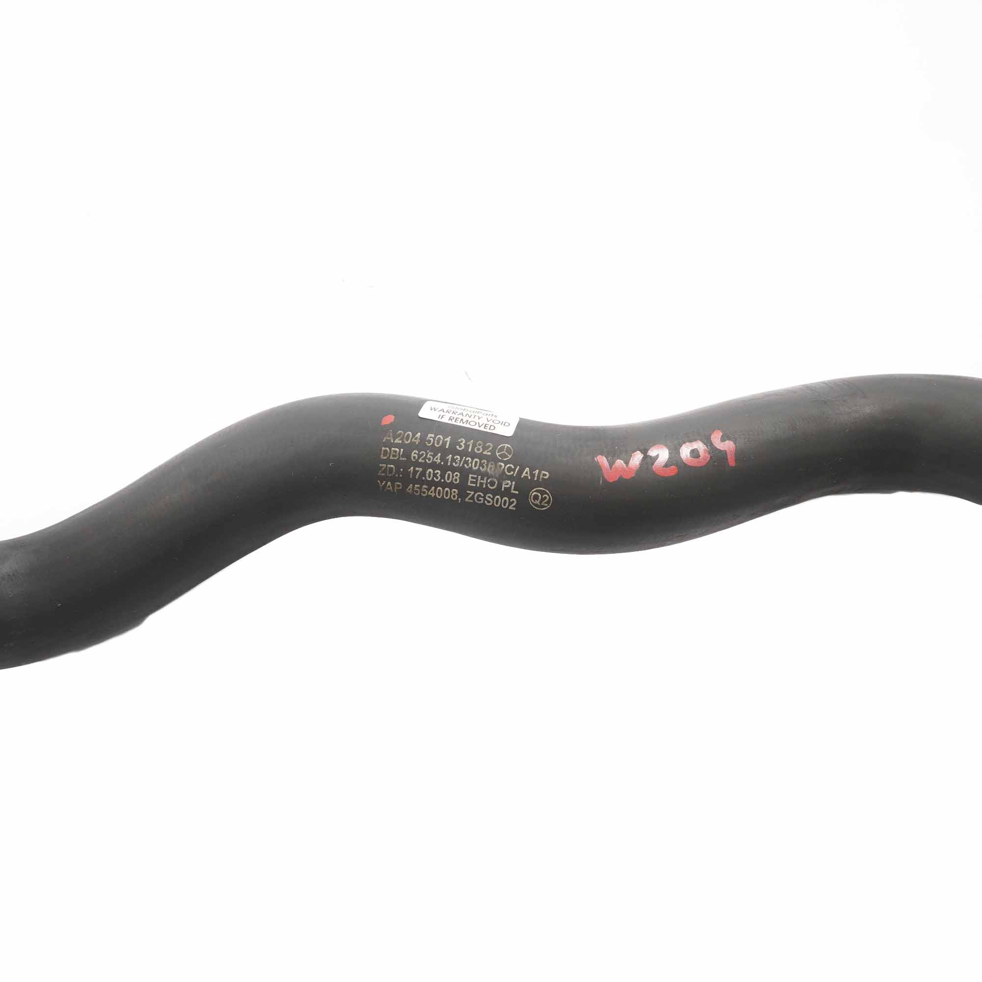 Water Pipe Mercedes W204 OM642 Engine Cooling Radiator Coolant Hose A2045013182