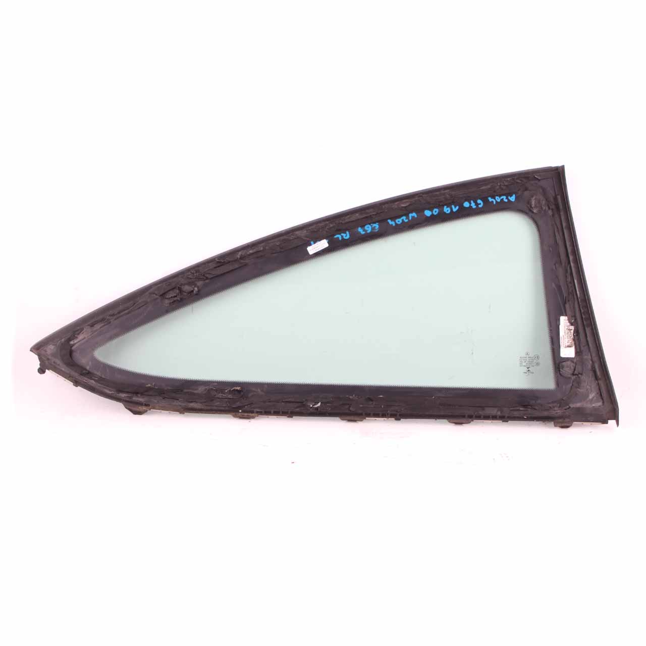 Quarter Side Window Mercedes W204 Coupe Rear Left N/S Green Window Glass AS2