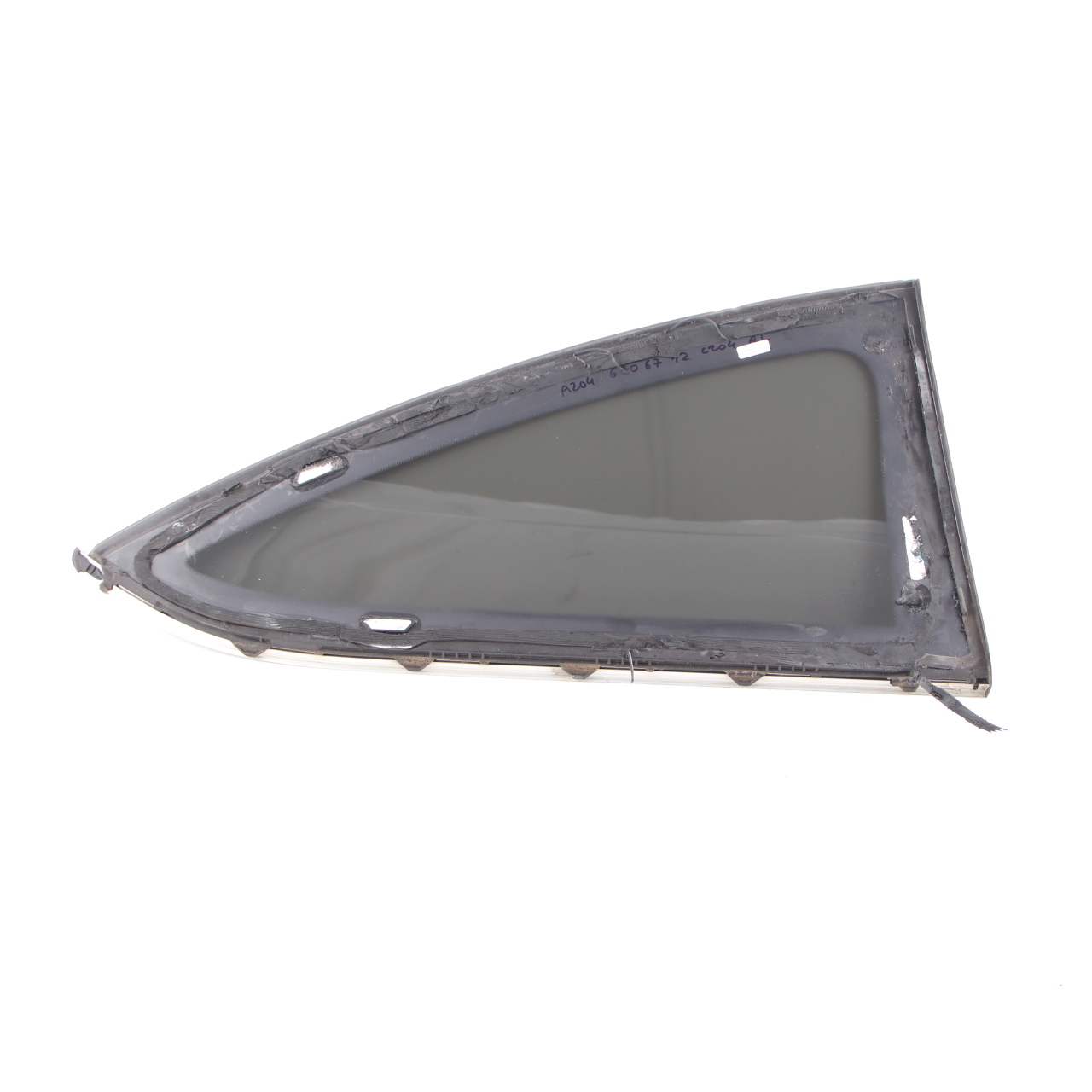 Mercedes W204 Coupe Quarter Side Window Glass Rear Left N/S Tinted A2046706712